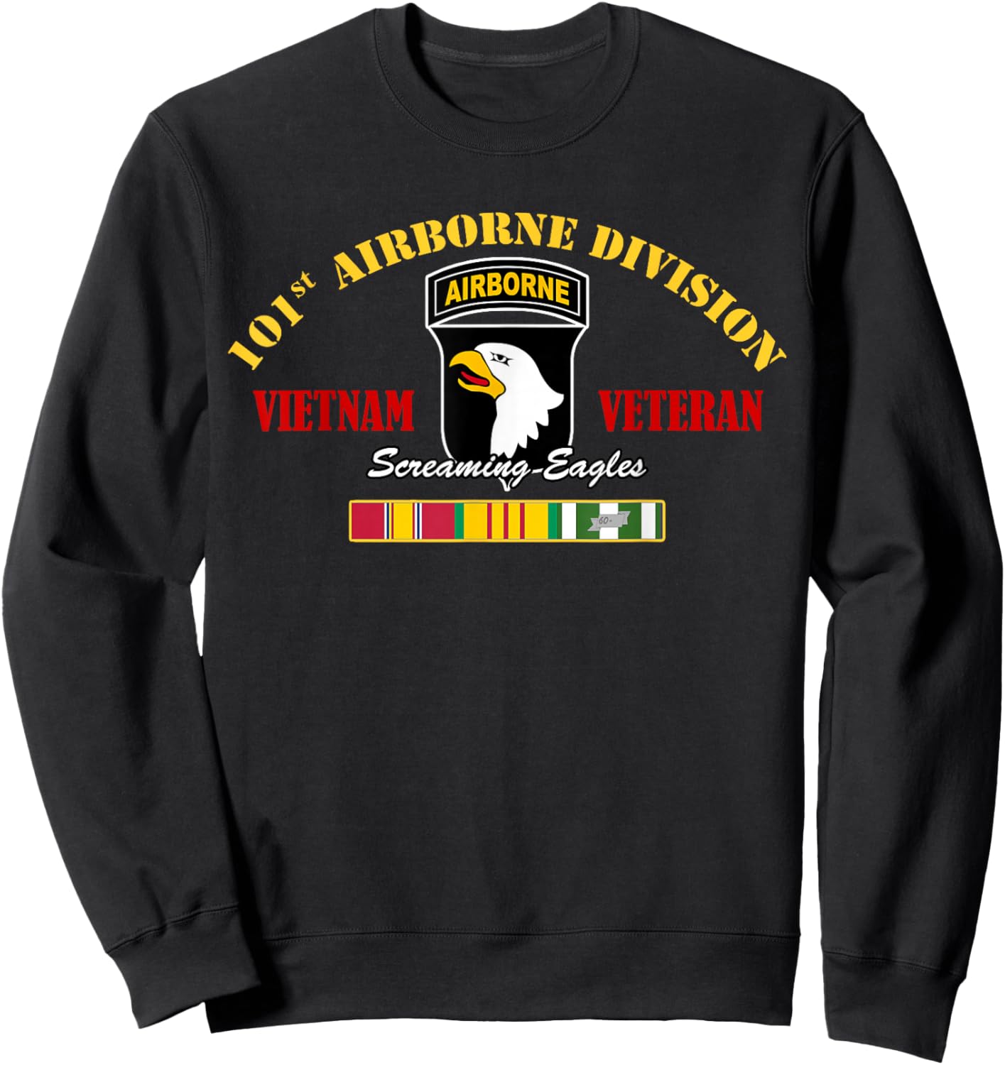 101st Airborne Division Vietnam Veteran Sweatshirt - Sweatshirt | Black