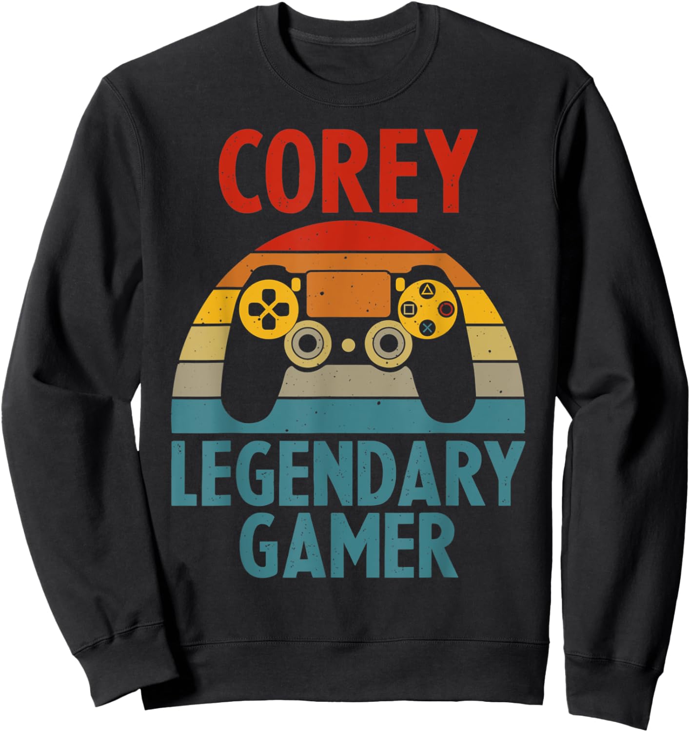 COREY Gift Name Personalized Funny Gaming Geek Birthday Sweatshirt - Sweatshirt | Black