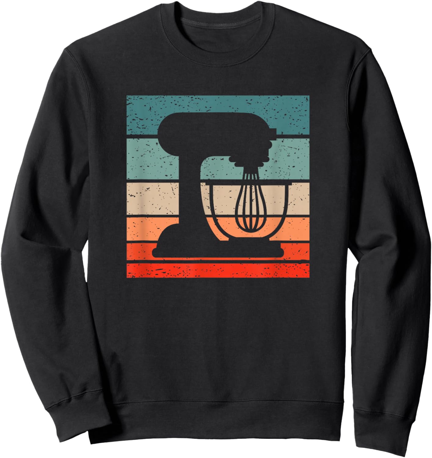 Baking Retro Style Vintage Sweatshirt - Sweatshirt | Black