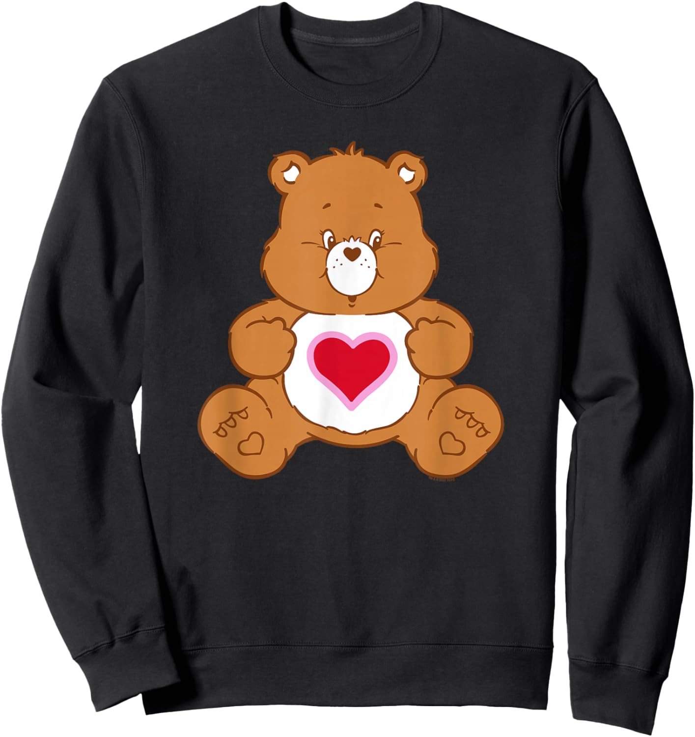 Care Bears Vintage Tenderheart Bear Big Hug Portrait Sweatshirt - Sweatshirt | Black