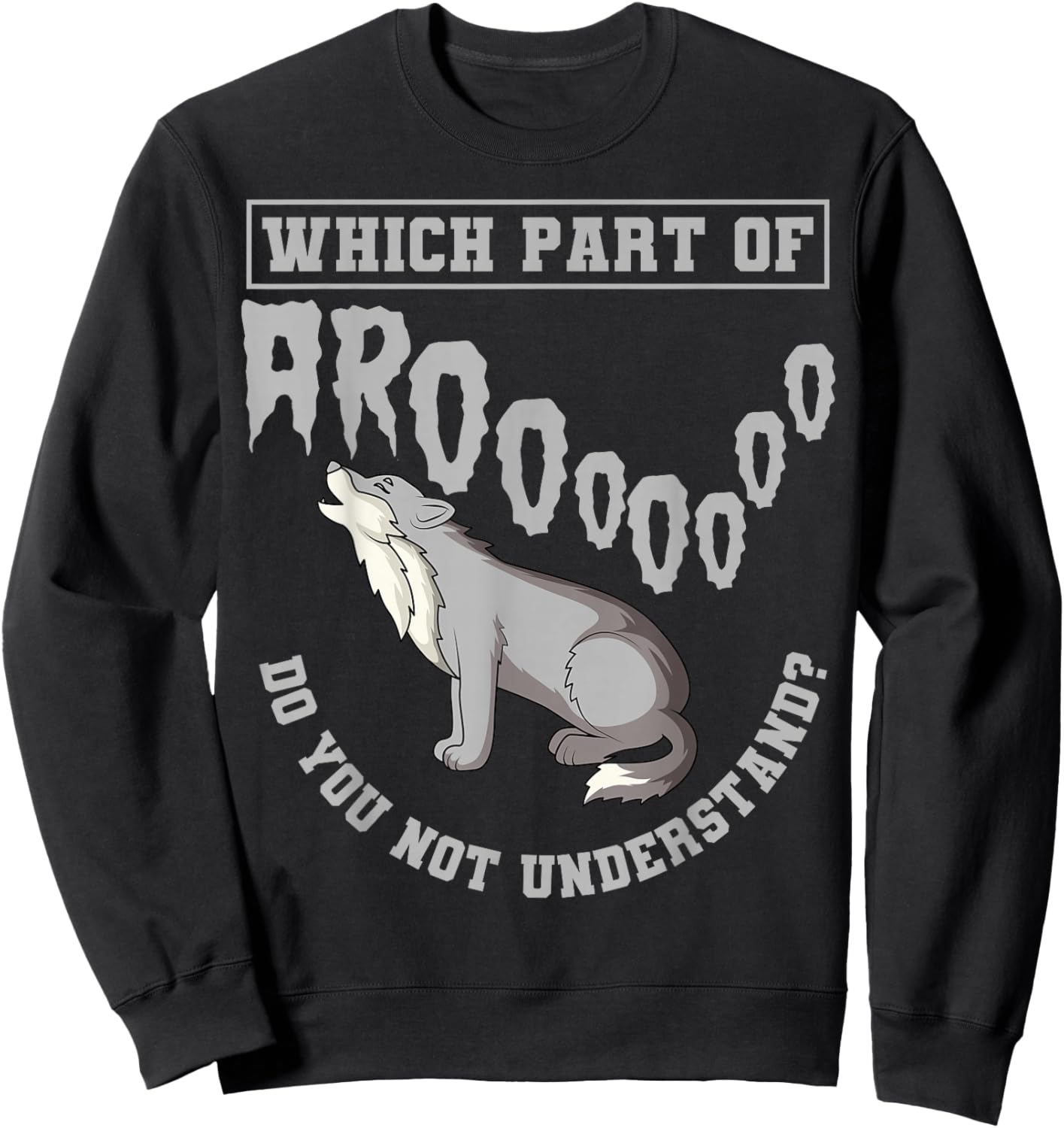 Wolves Experts Animal Lover Wolf Biologist Sweatshirt - Sweatshirt | Black