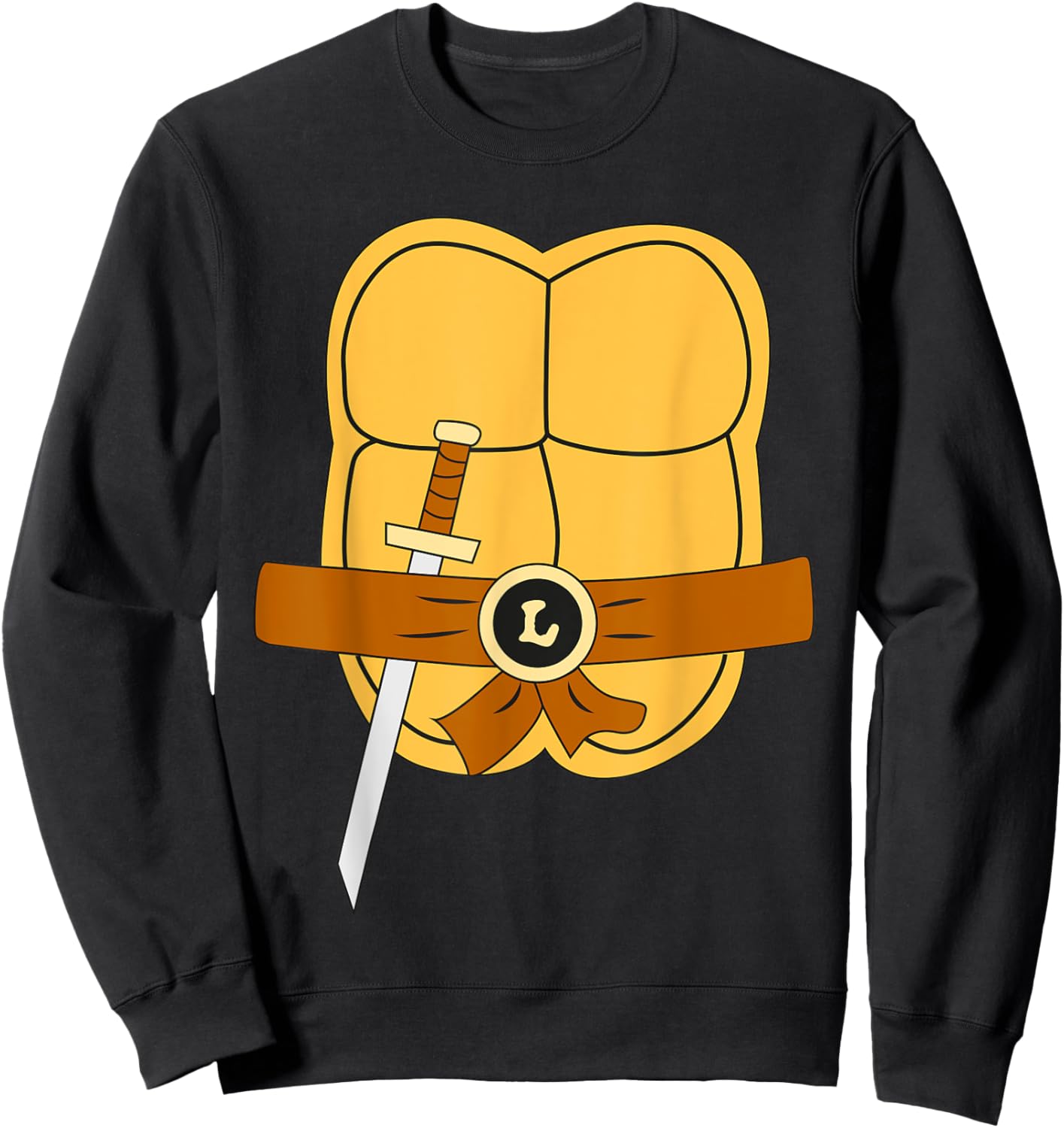 Mademark x Teenage Mutant Ninja Turtles - Leonardo Easy Halloween Costume Sweatshirt - Sweatshirt | Black