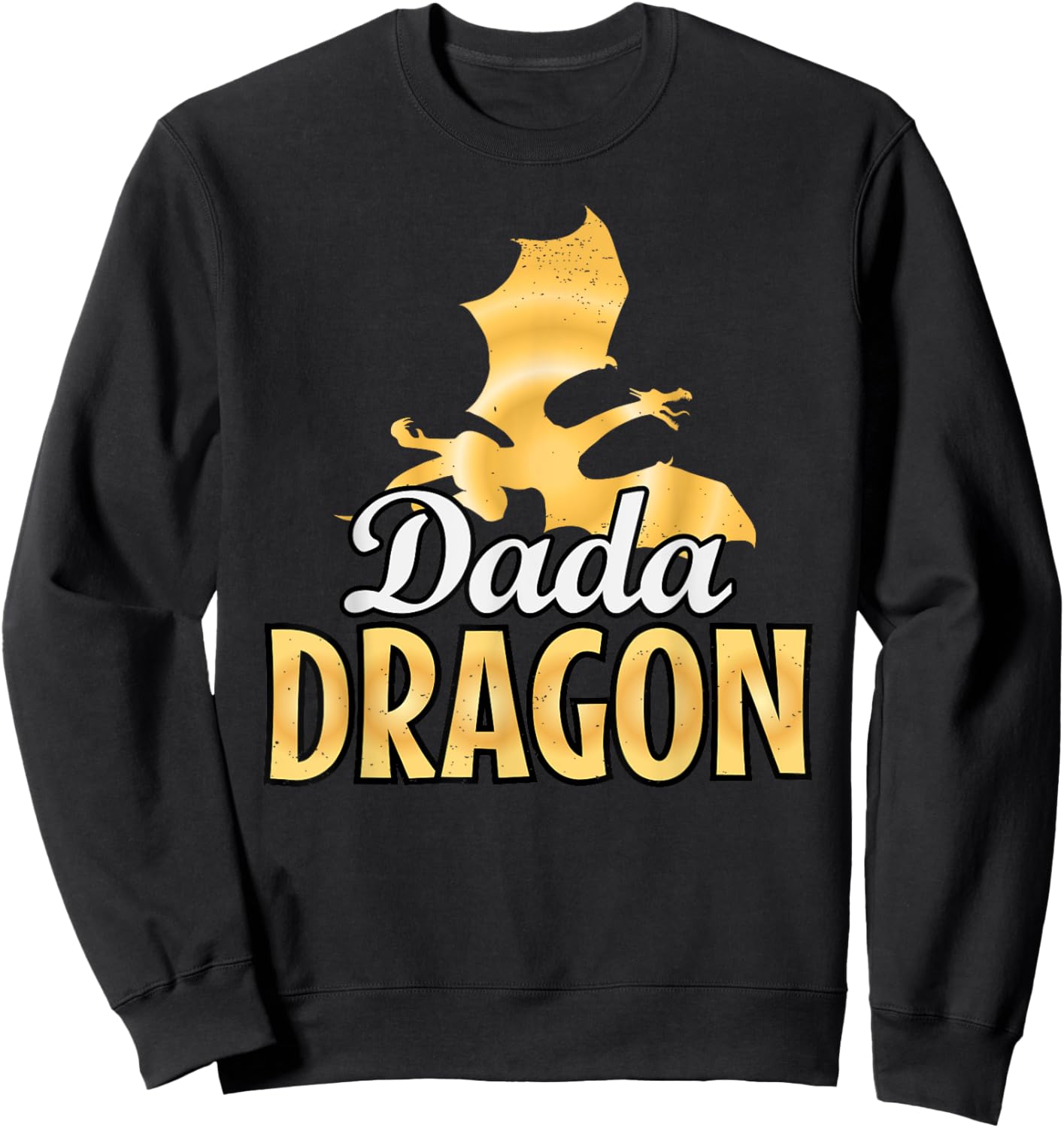 Dada Dragon Lover Father's Day Sweatshirt - Sweatshirt | Black