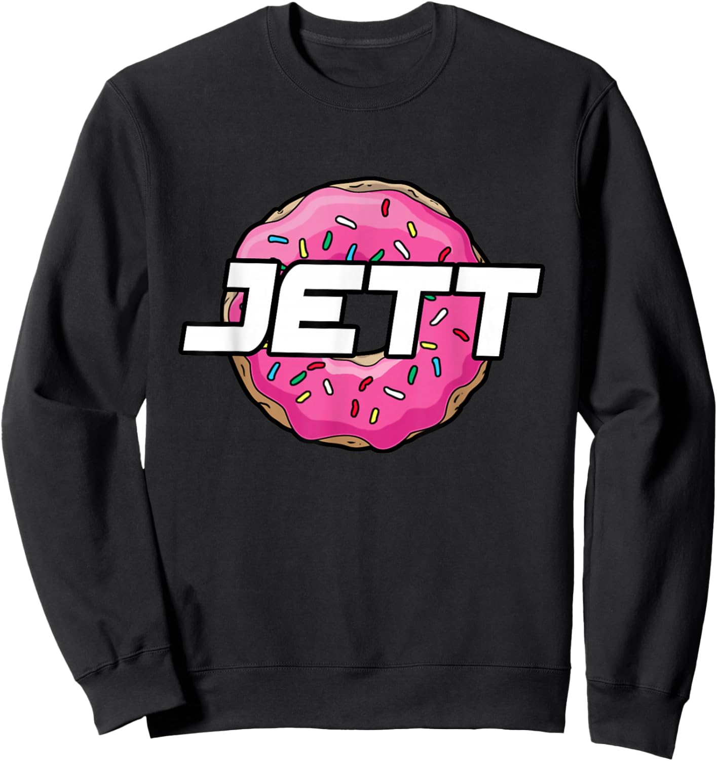 Jett Lawrence JL18 Motocorss Supercross Donut Sweatshirt - Sweatshirt | Black