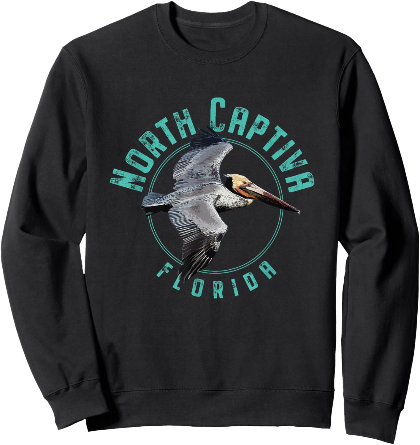 North Captiva Island Florida Sweatshirt - Sweatshirt | Black