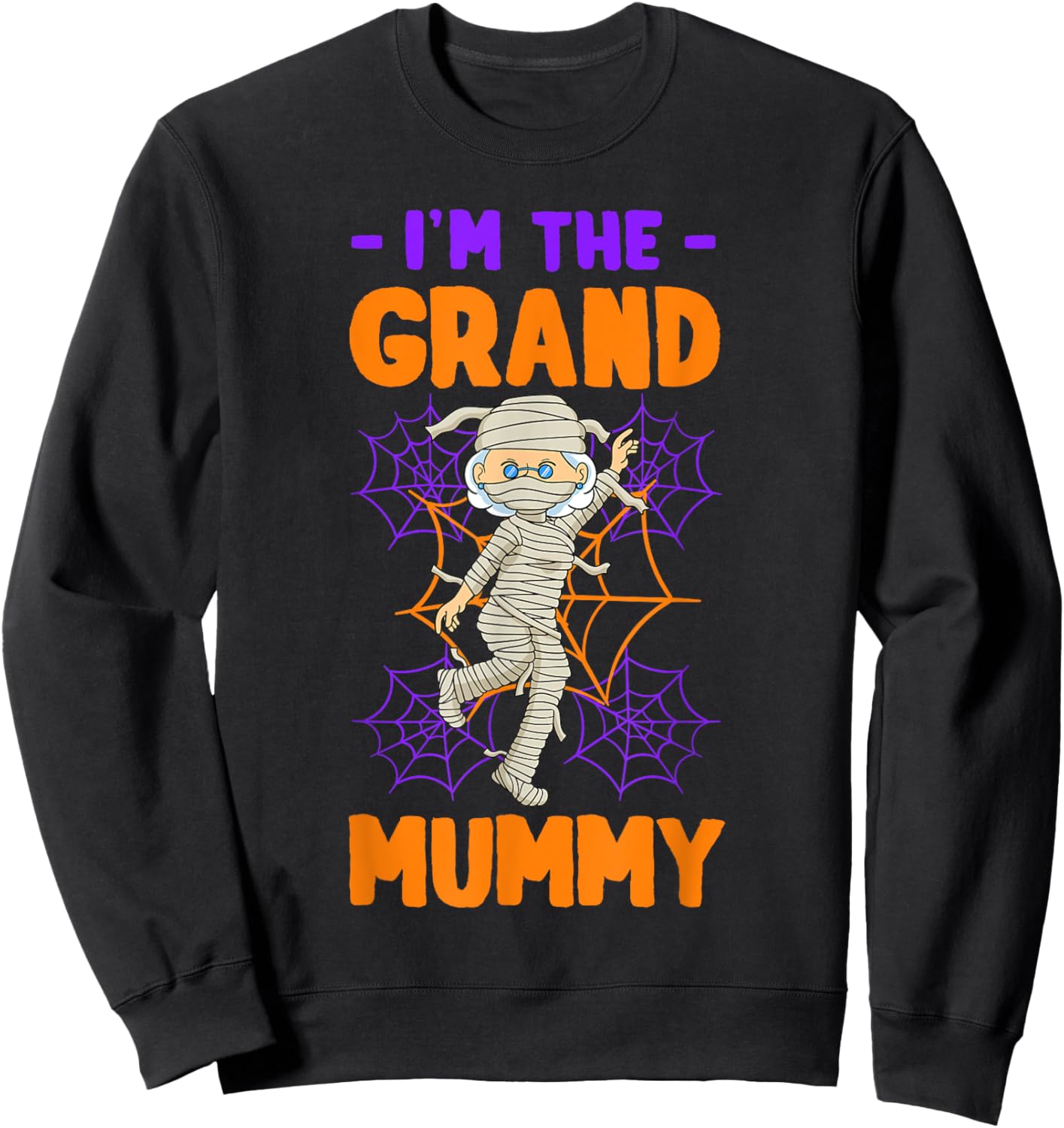 I'm The Grandmummy Halloween Grandmother Sweatshirt - Sweatshirt | Black