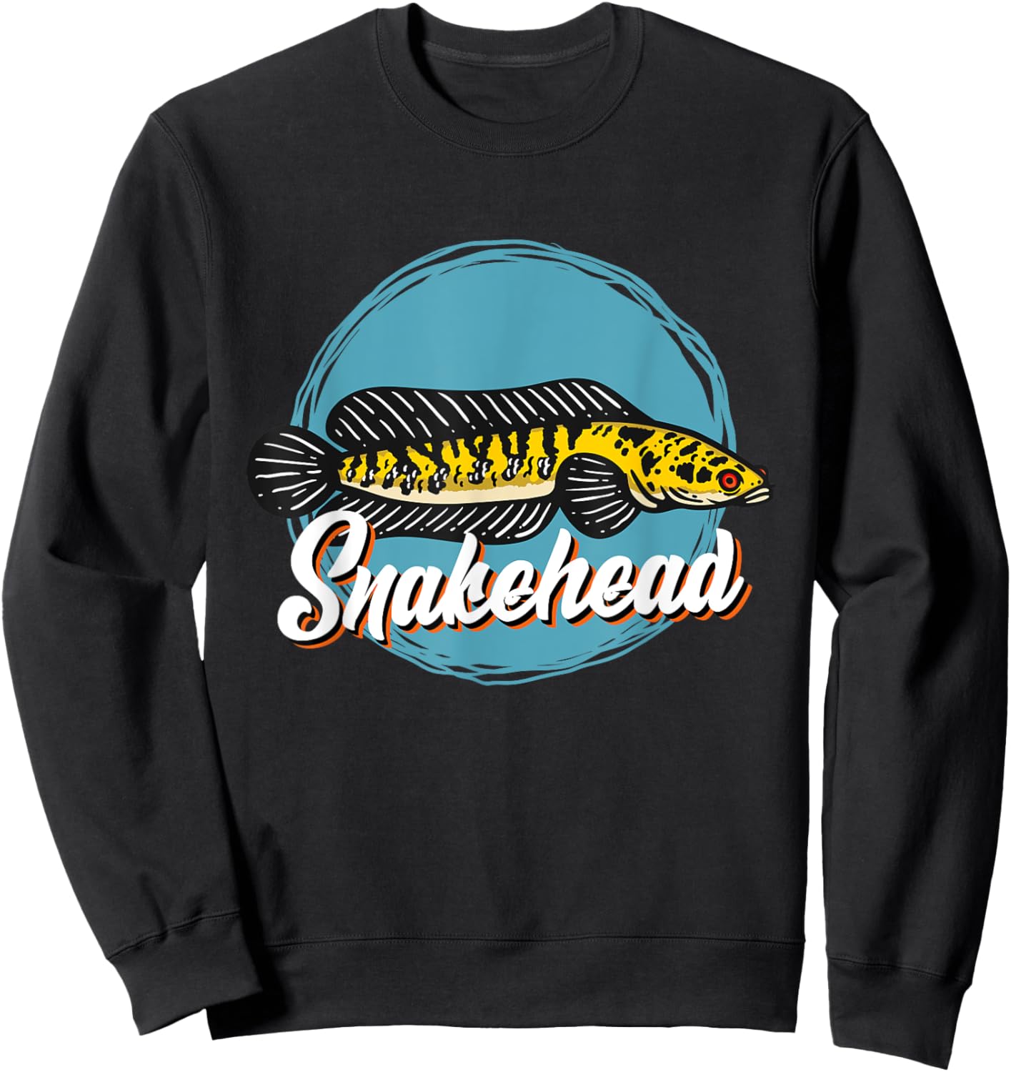Snakehead Aquarium Aquarist Snakehead fish Sweatshirt - Sweatshirt | Black