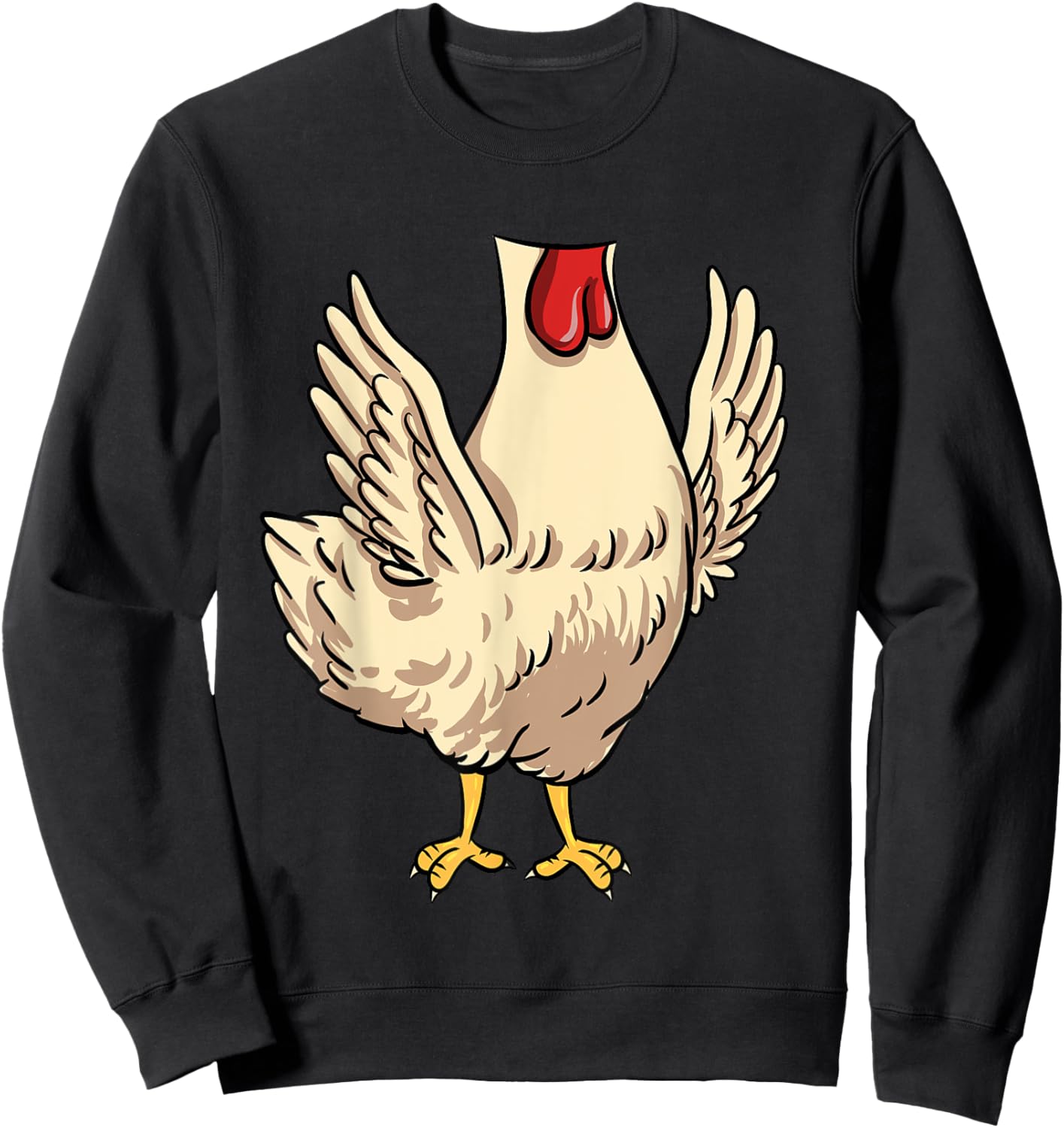 Headless Chicken Costume Halloween Sweatshirt - Sweatshirt | Black