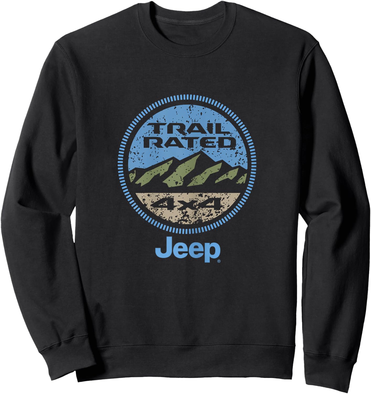 Jeep Trail Rated Sweatshirt - Sweatshirt | Black