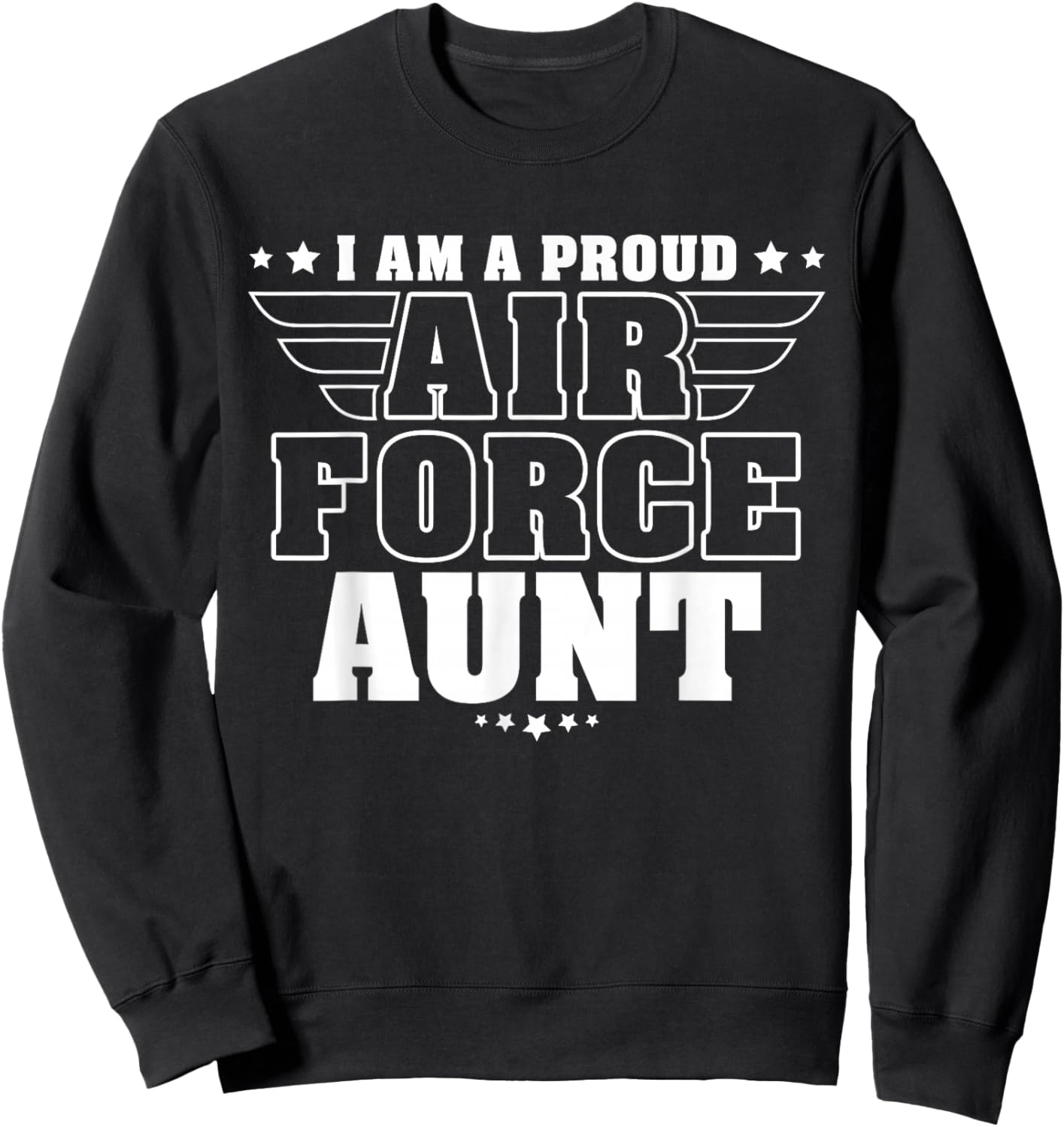 Ich Bin Eine Stolze Tante Einer Luftwaffe Soldiers [German Language] Sweatshirt - Sweatshirt | Black