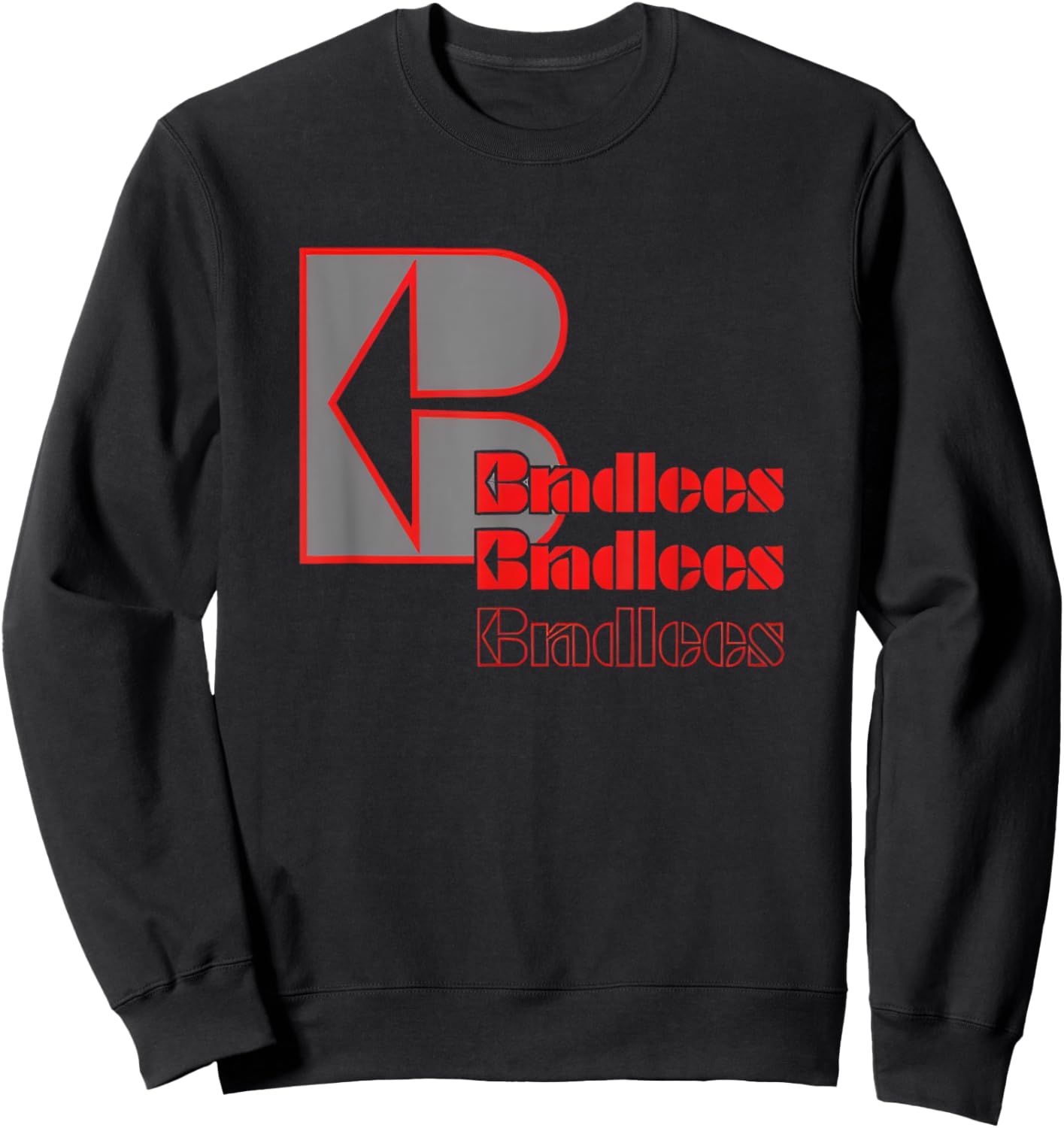 Bradlees Department Retro Vintage Classic Sweatshirt - Sweatshirt | Black