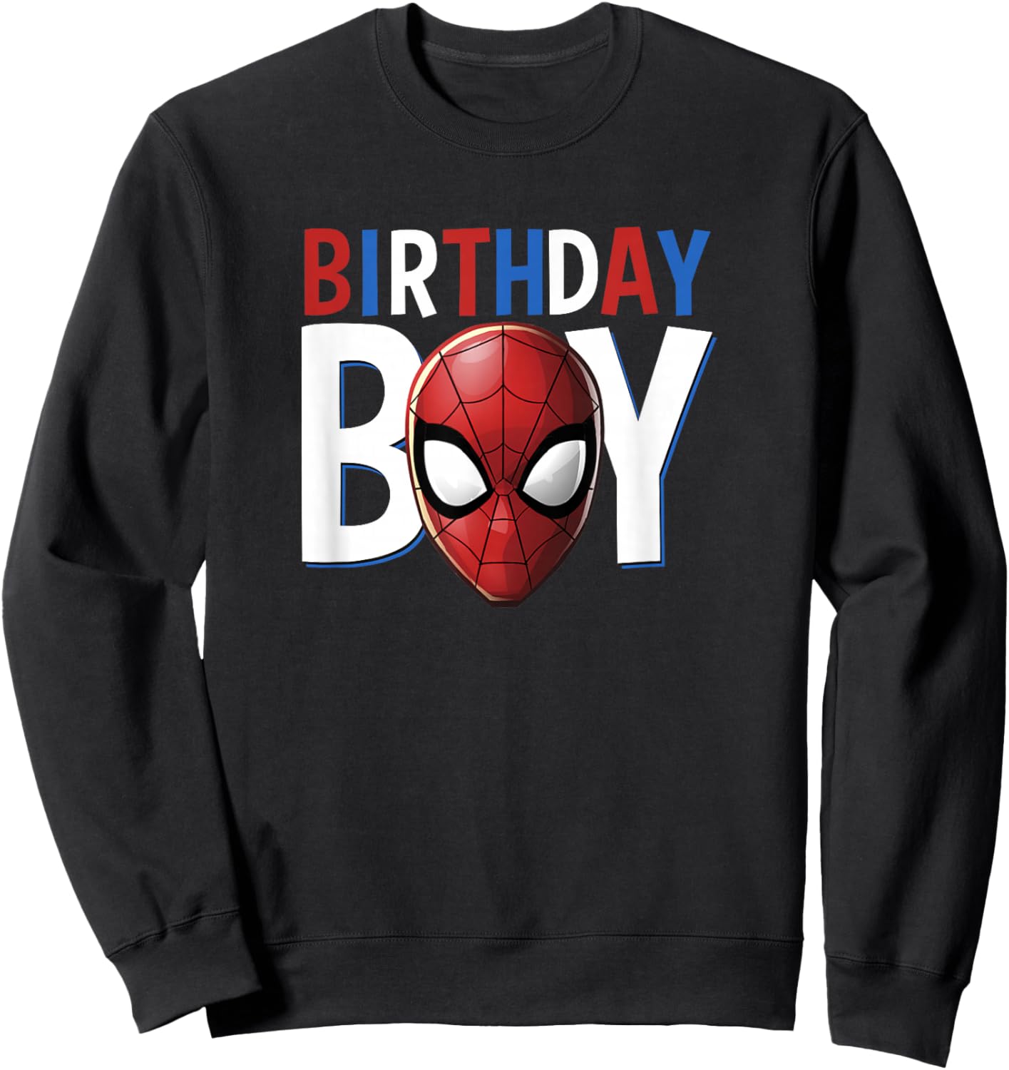 Marvel Spider-Man Birthday Boy Small Sweatshirt - Sweatshirt | Black