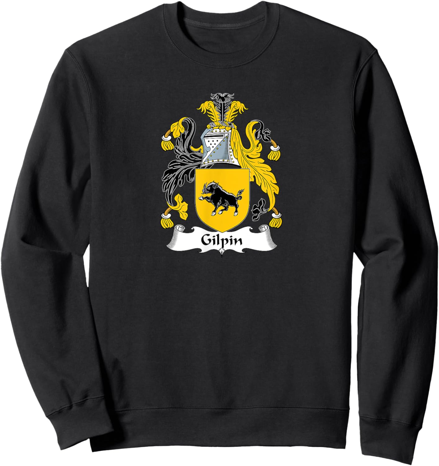 Gilpin Coat of Arms - Family Crest Sweatshirt - Sweatshirt | Black