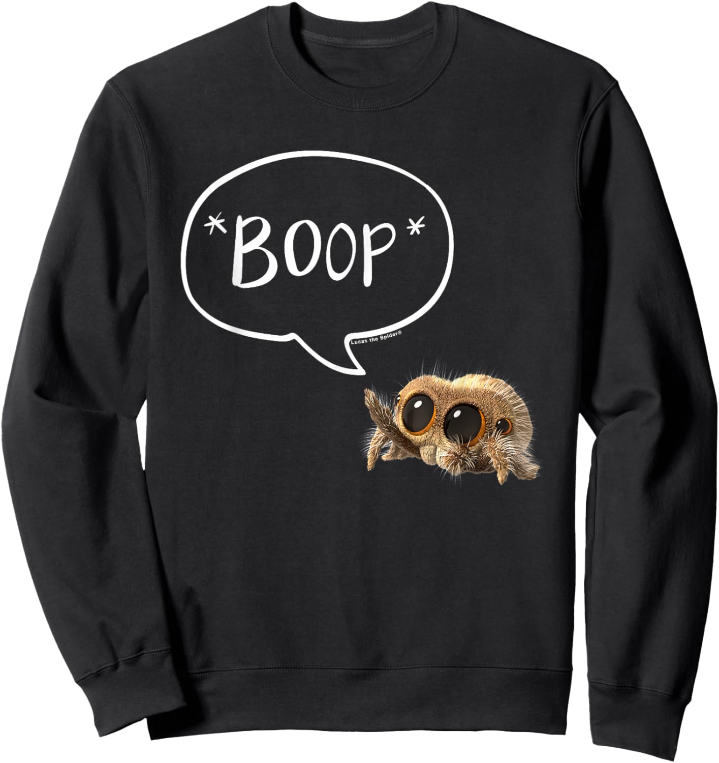 Lucas The Spider “Boop” Sweatshirt - Sweatshirt | Black