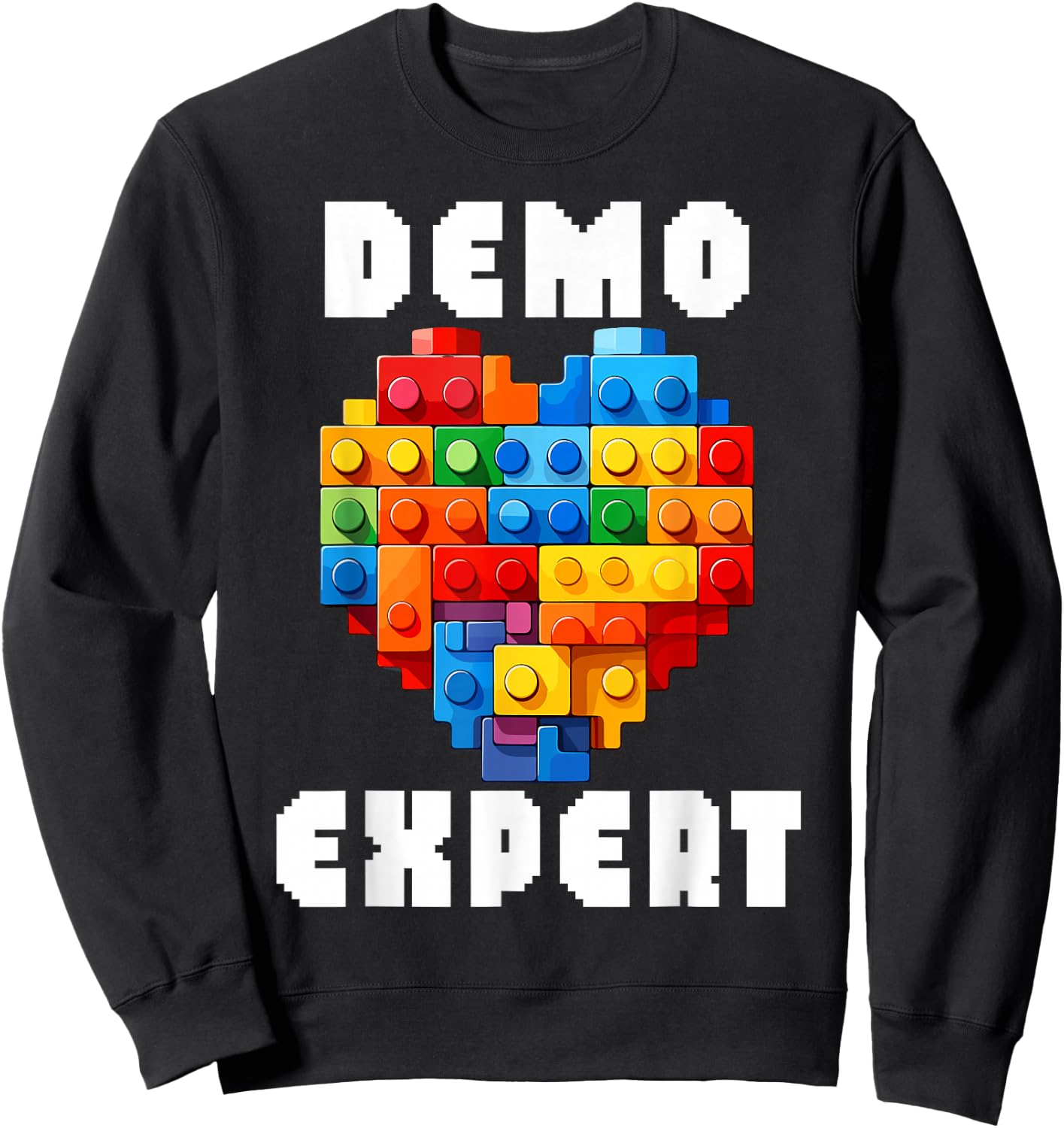 Master Builder Bricks Blocks Play Toys Sweatshirt - Sweatshirt | Black
