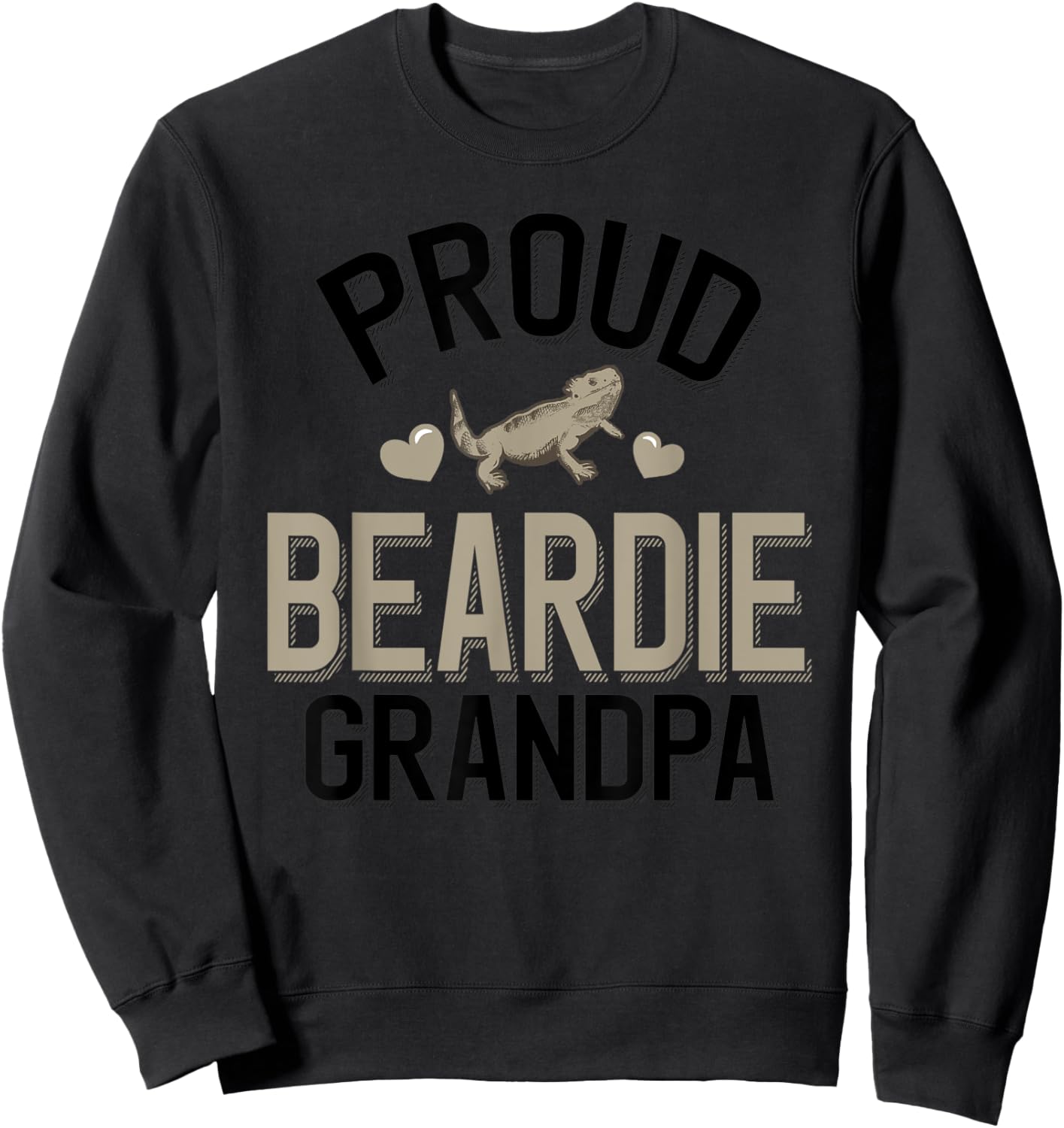 Cute Beardie Grandpa Sweatshirt - Sweatshirt | Black