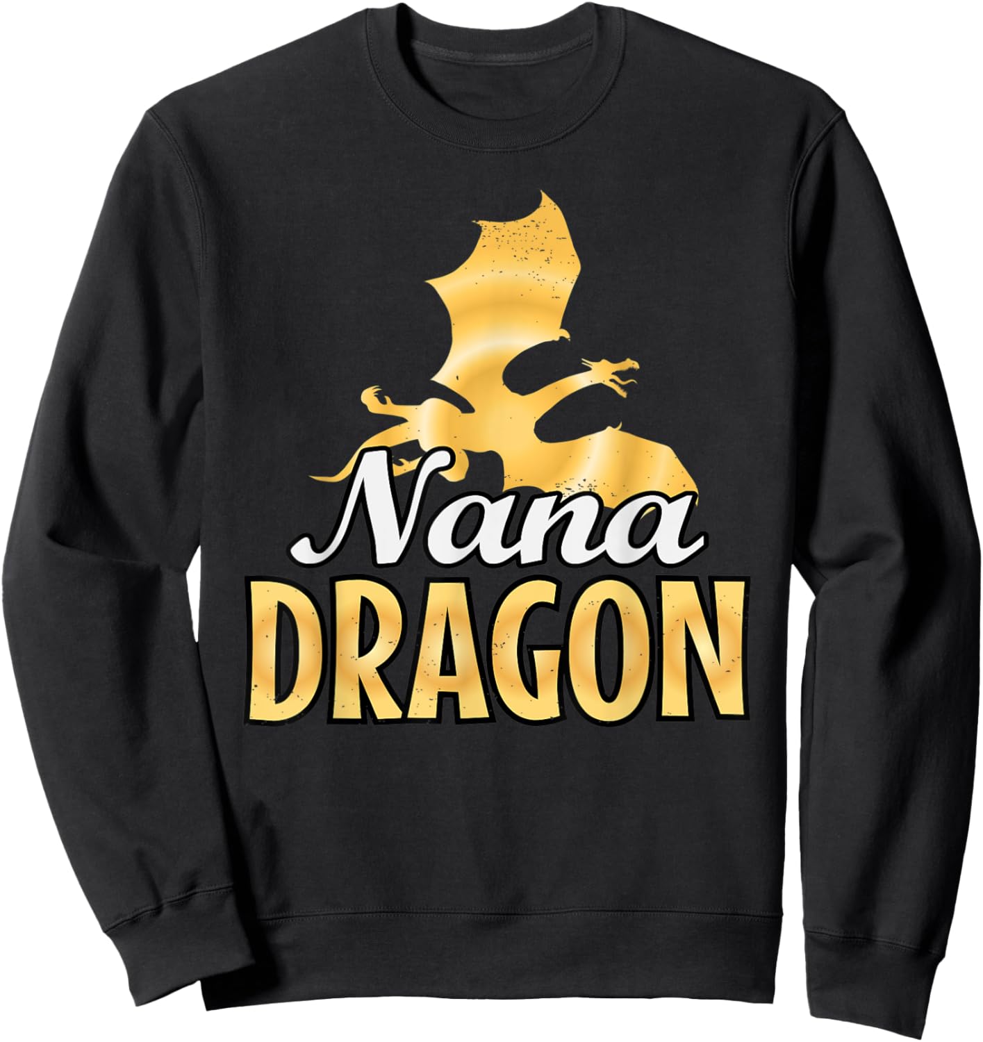 Nana Dragon Lover Mother's Day Sweatshirt - Sweatshirt | Black