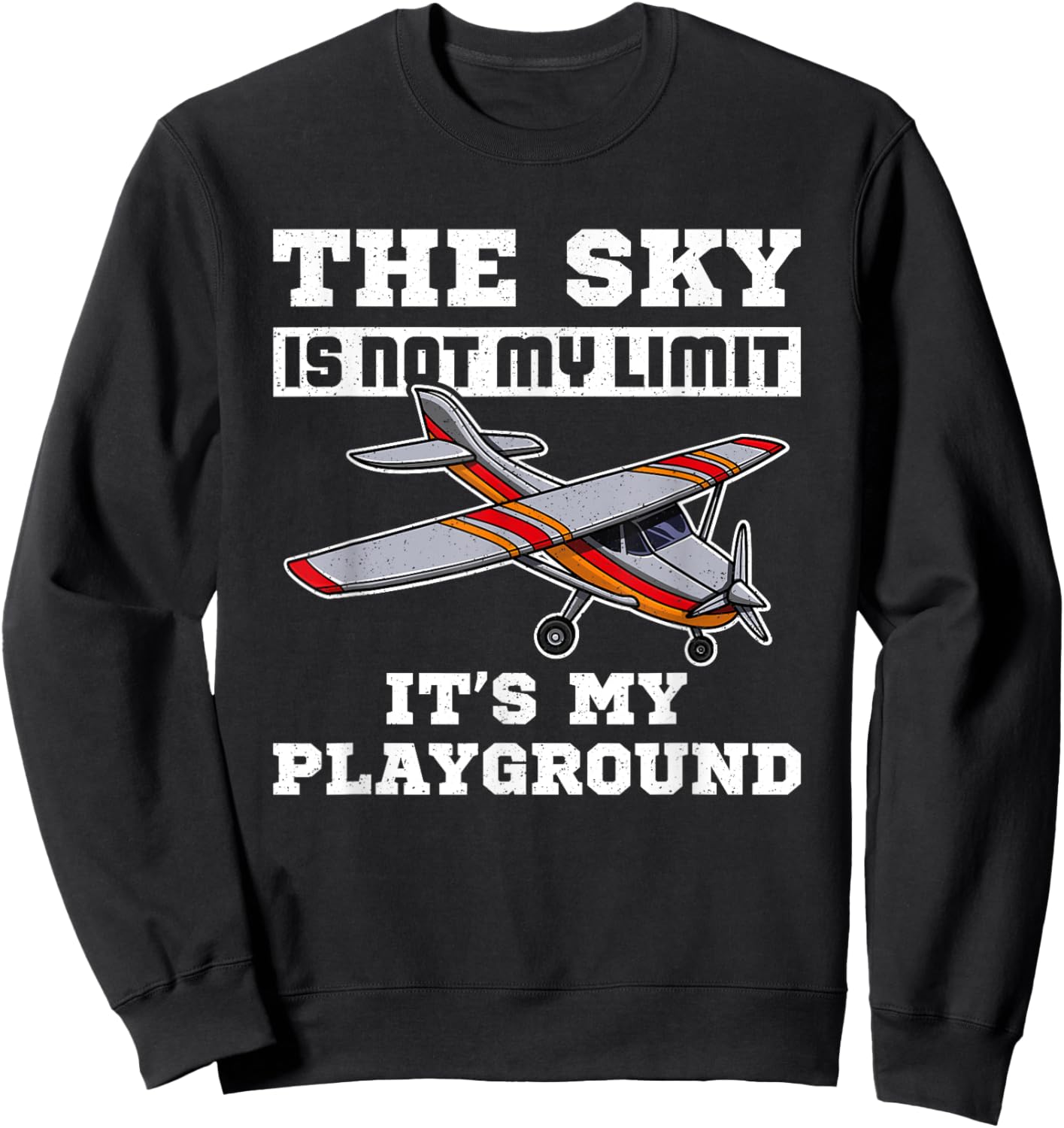 Modellflugzeug RC Plane Hobby Modellbauer Sweatshirt - Sweatshirt | Black