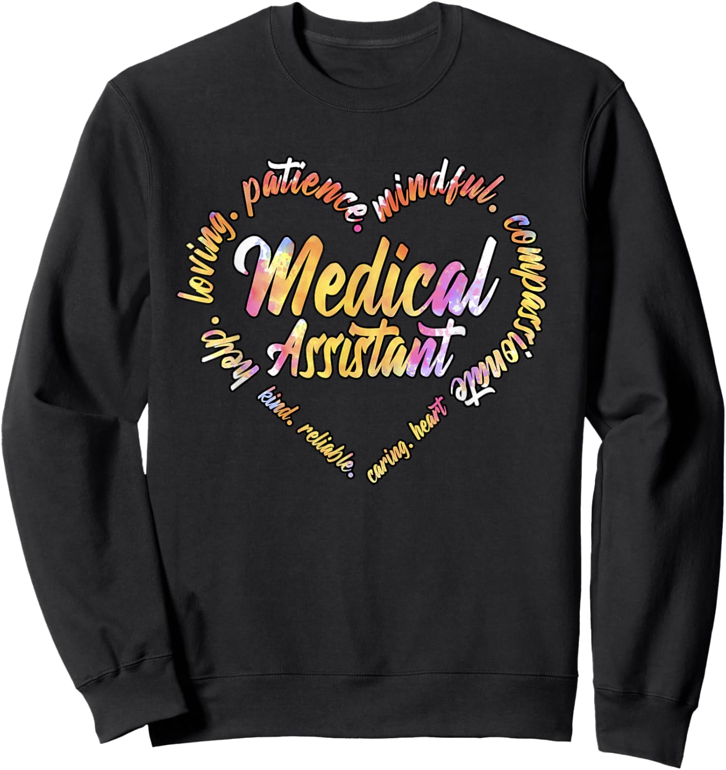 Funny Medical Assistant Medicine School Student Dr Nurse Sweatshirt - Sweatshirt | Black