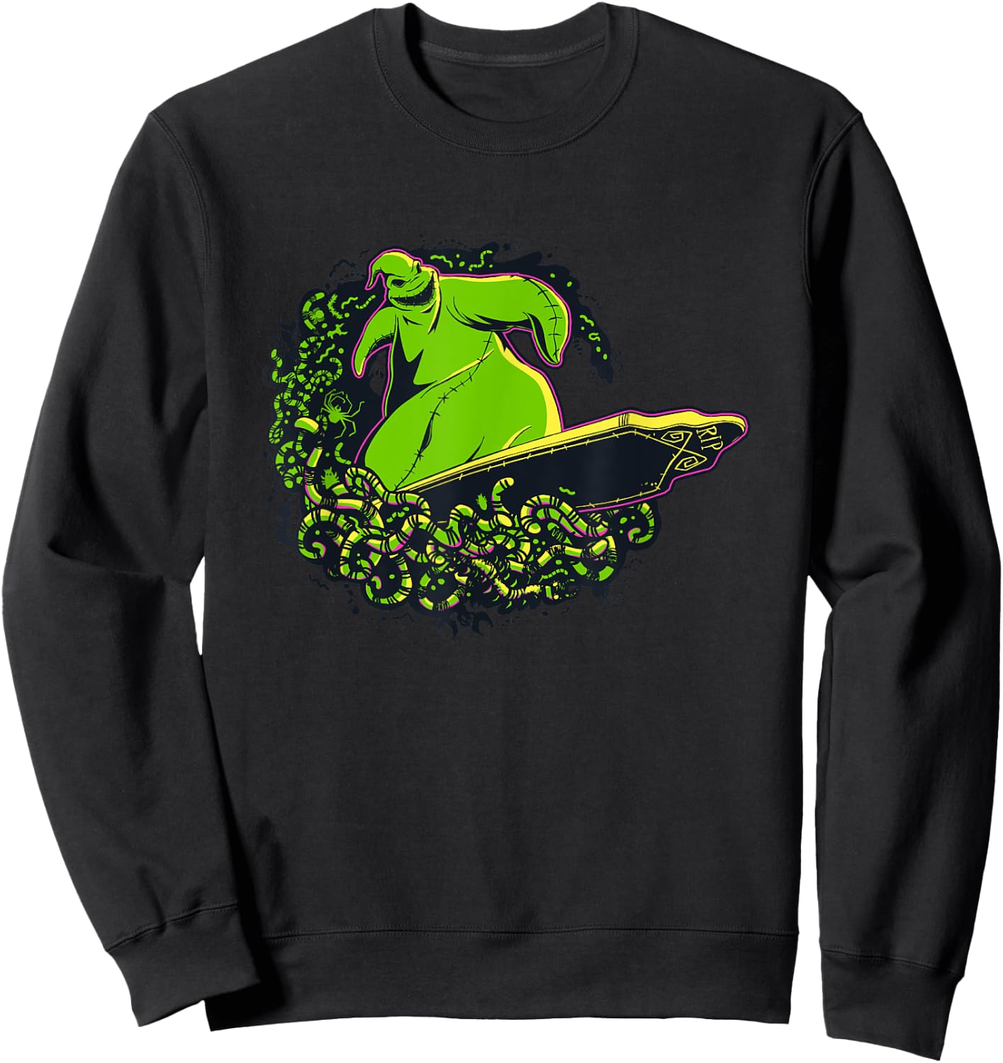 Disney The Nightmare Before Christmas Oogie Boogie Surfing Sweatshirt - Sweatshirt | Black