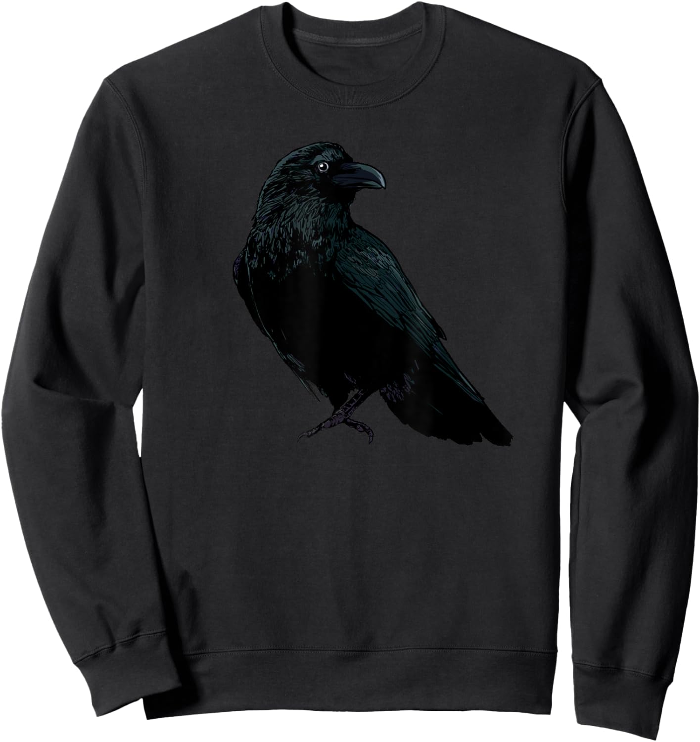 Raven Goth Raven novelty Raven Sweatshirt - Sweatshirt | Black