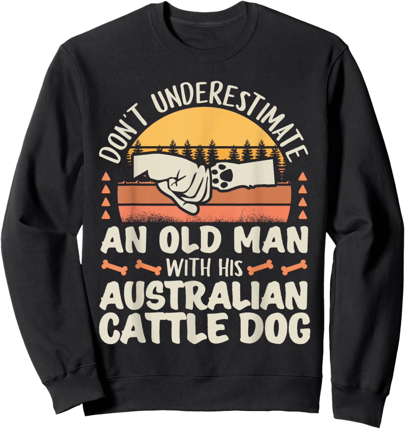 Australian Cattle Dog Shirt Men Women Dog Mom Dog Lover Sweatshirt - Sweatshirt | Black