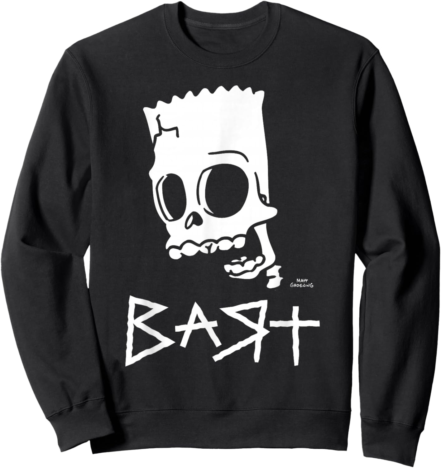 The Simpsons Bart Skeleton V2 Sweatshirt - Sweatshirt | Black