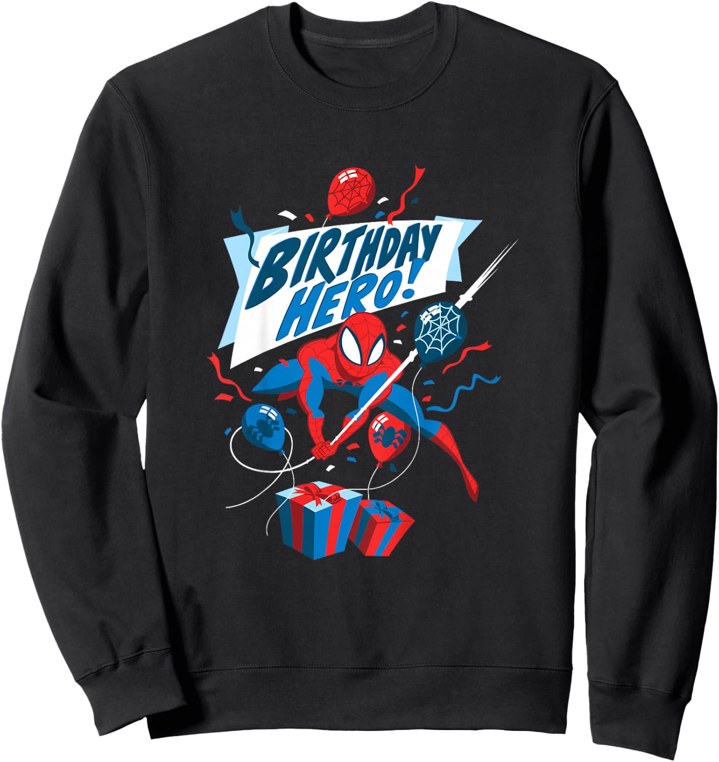 Kids Marvel Spider-Man Birthday Hero Sweatshirt - Sweatshirt | Black