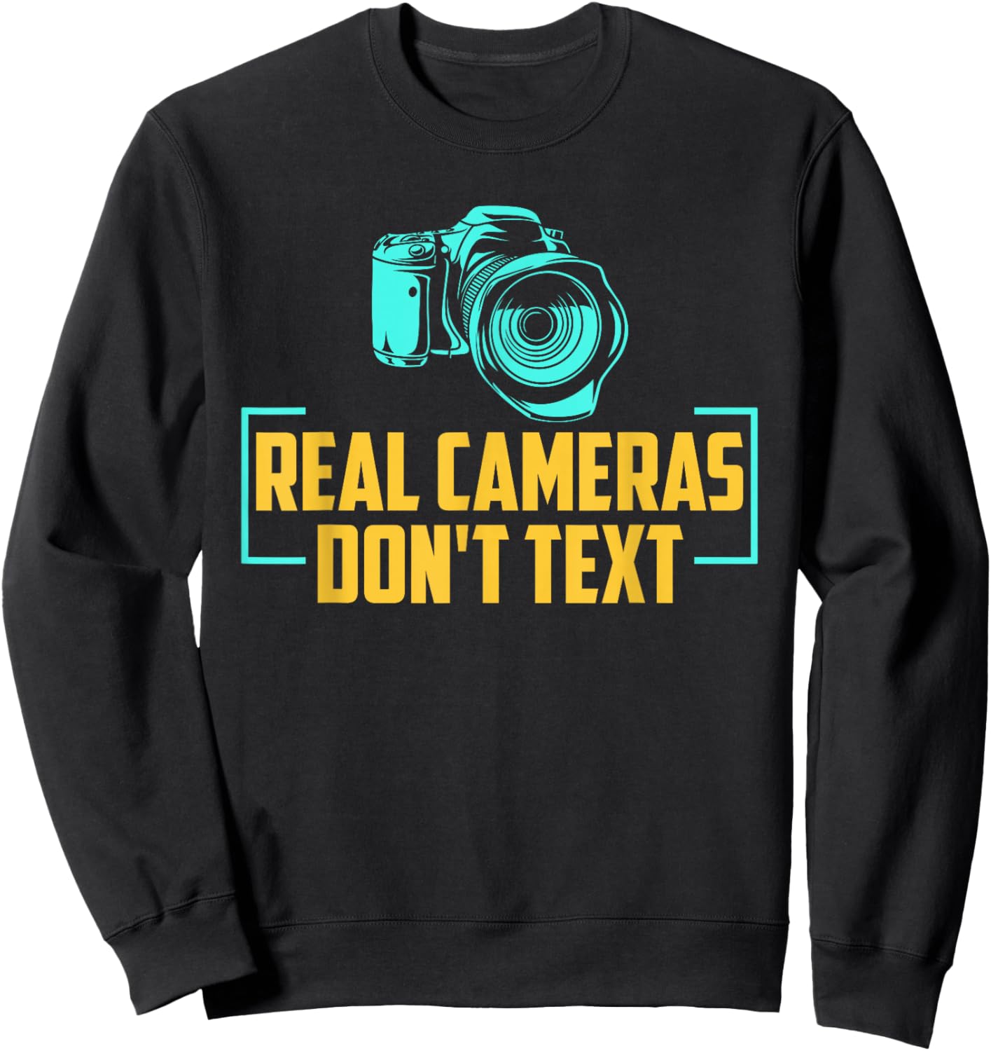 Photographer Photo Shoot, Photography Camera Sweatshirt - Sweatshirt | Black