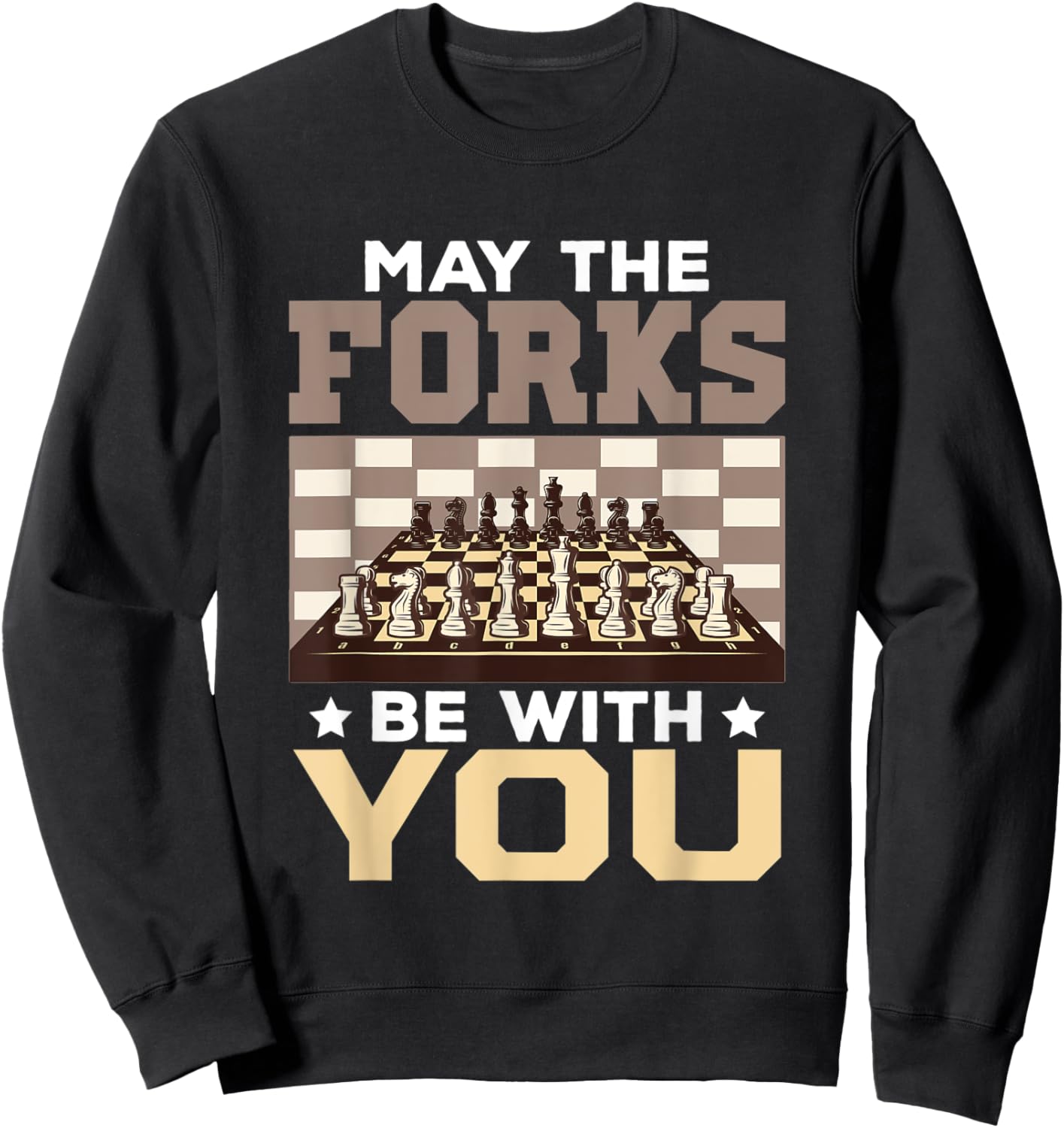 I play like a girl try and keep up – Queen Chess Sweatshirt - Sweatshirt | Black