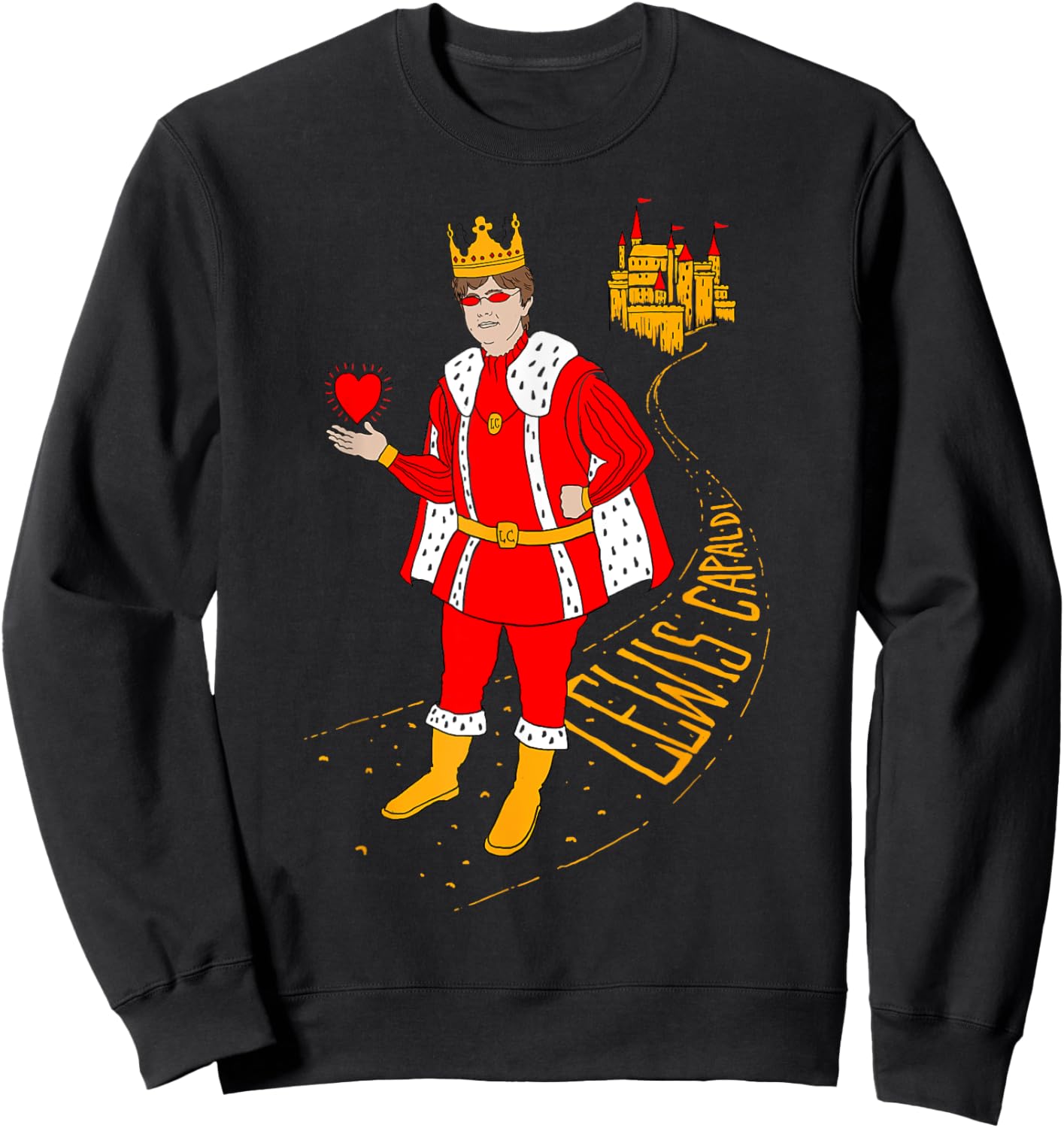 Lewis Capaldi – Love King Sweatshirt - Sweatshirt | Black