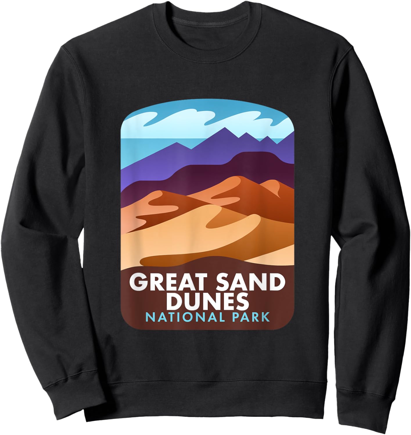 Great Sand Dunes National Park Sweatshirt - Sweatshirt | Black