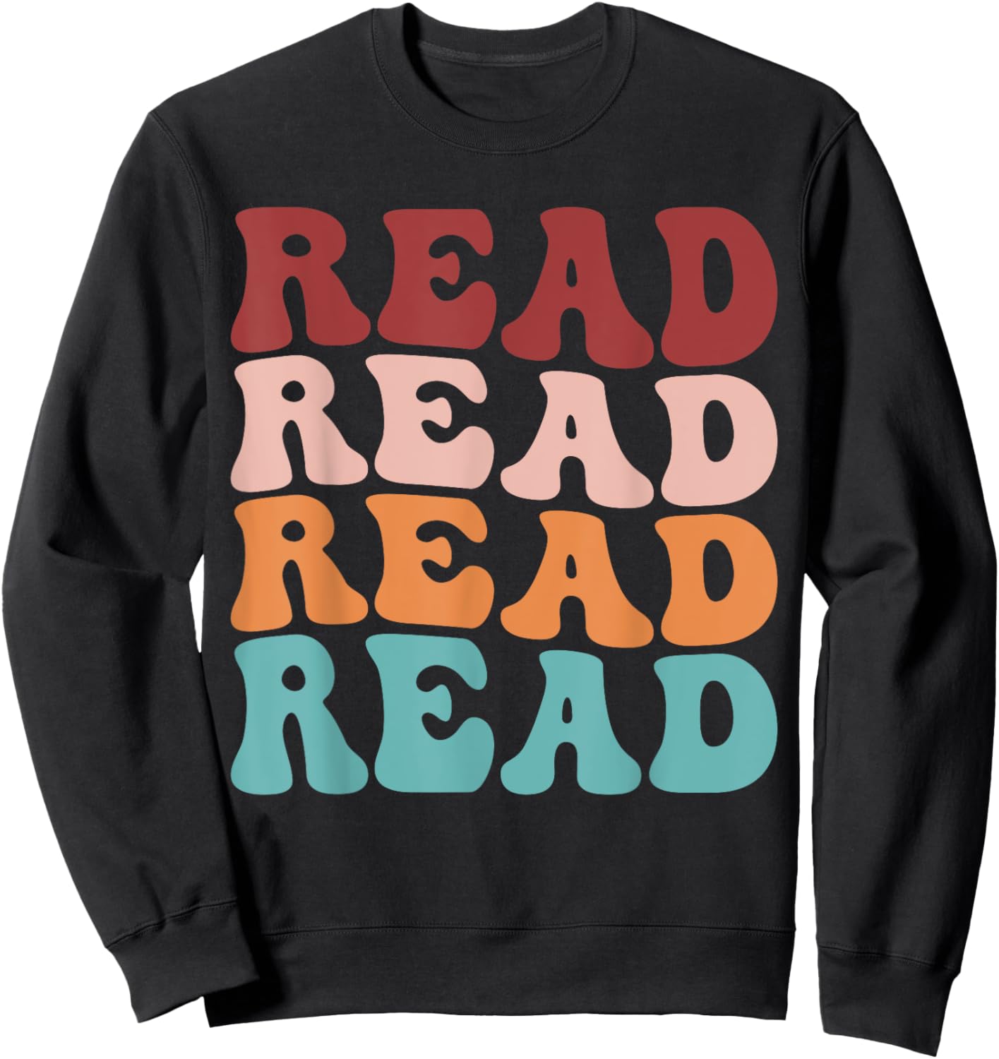 Read School Librarian Life Teacher Reading Read Graphic Sweatshirt - Sweatshirt | Black