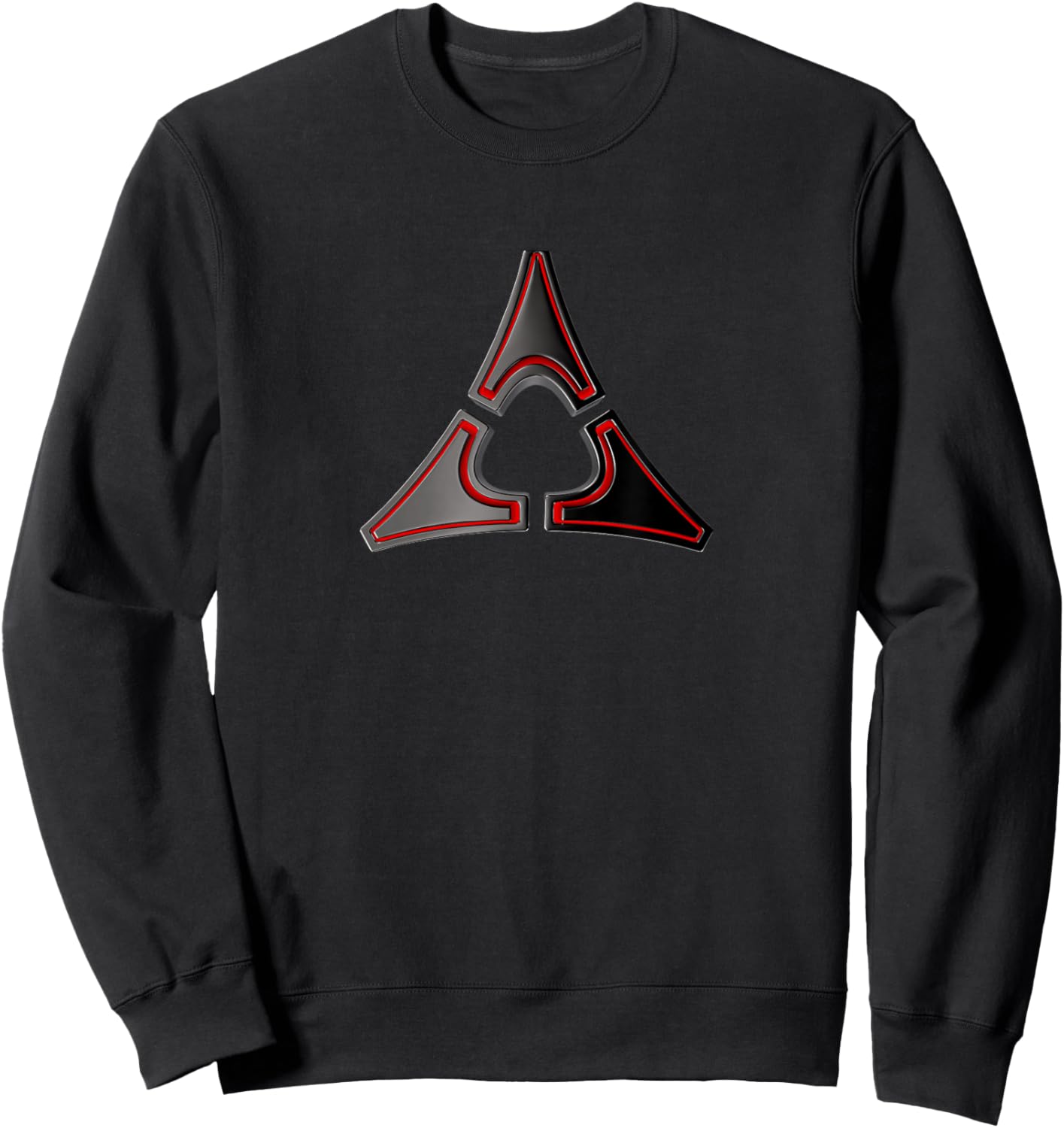 Dodge Electrification Fratzog Logo Red Sweatshirt - Sweatshirt | Black