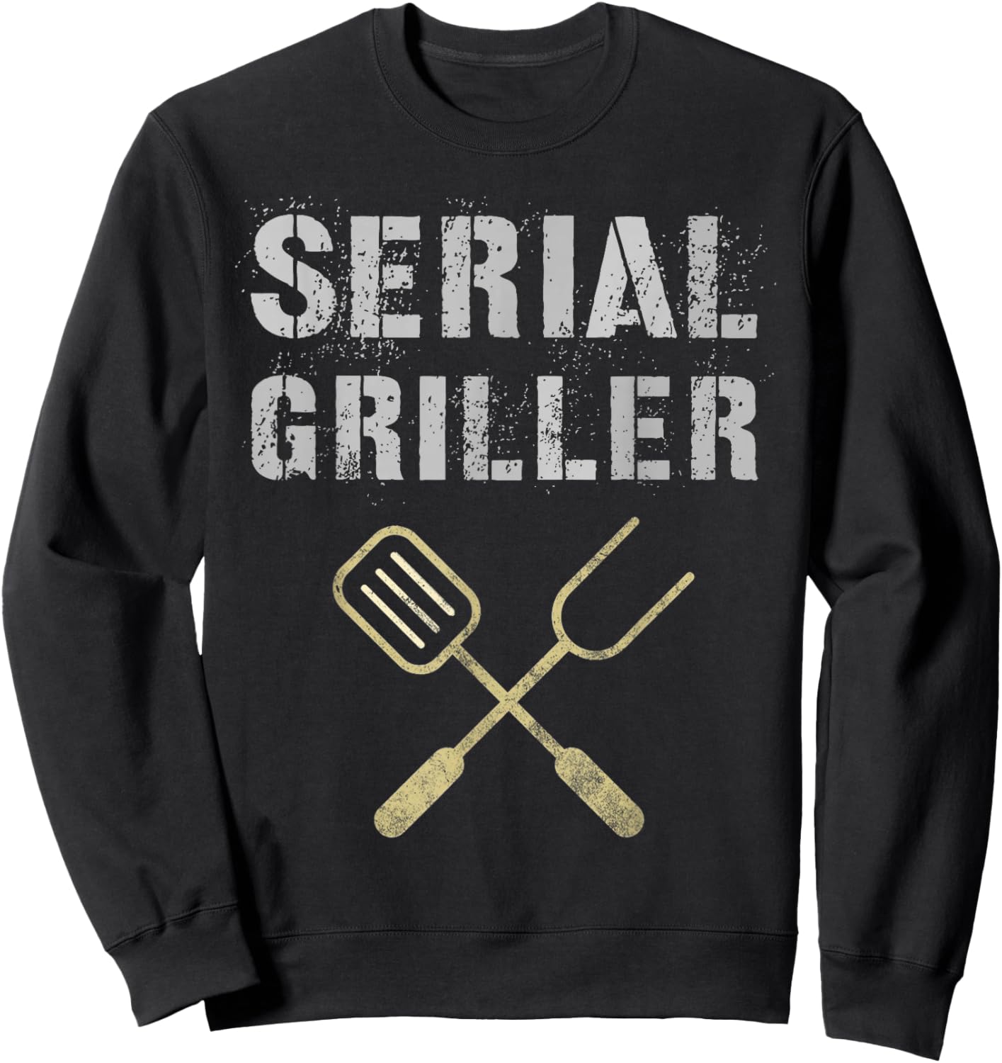 Funny BBQ BBQ Grill Patio Cooking Sweatshirt - Sweatshirt | Black