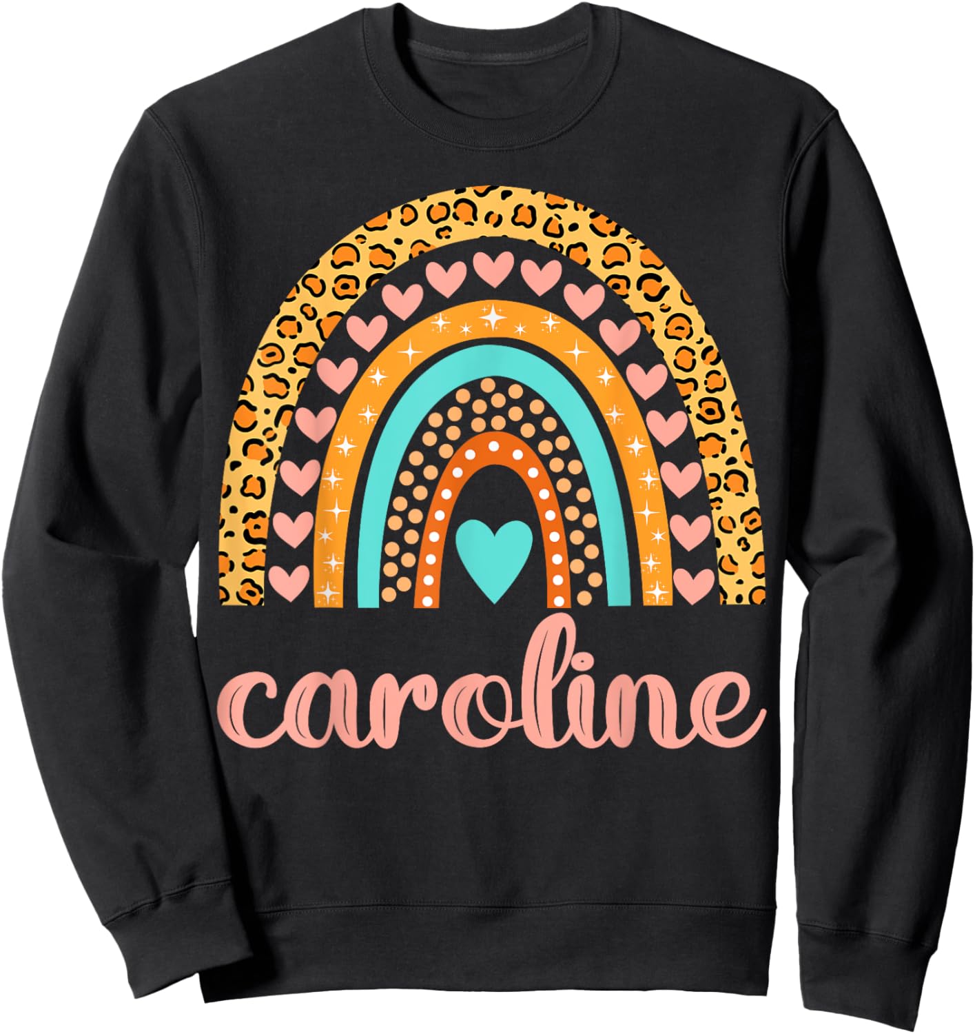 Caroline Caroline Name Birthday Shirt Gift Sweatshirt - Sweatshirt | Black