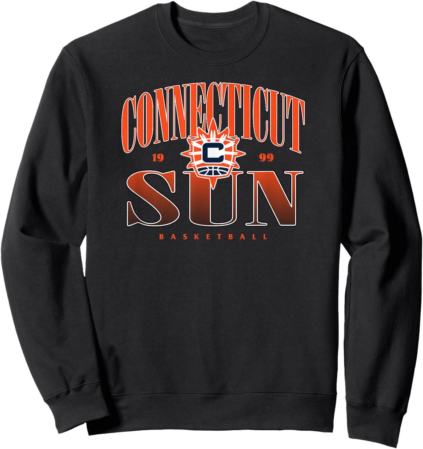 WNBA Connecticut Sun Courtside Sweatshirt - Sweatshirt | Black