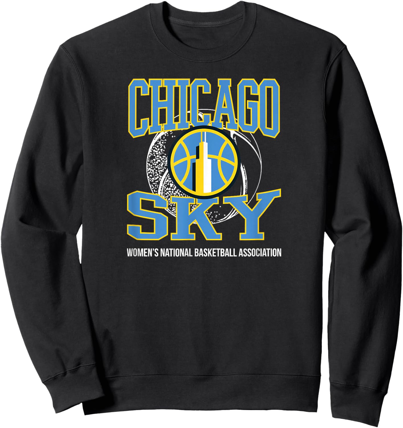 WNBA Chicago Sky Home Court Midtown Sweatshirt - Sweatshirt | Black