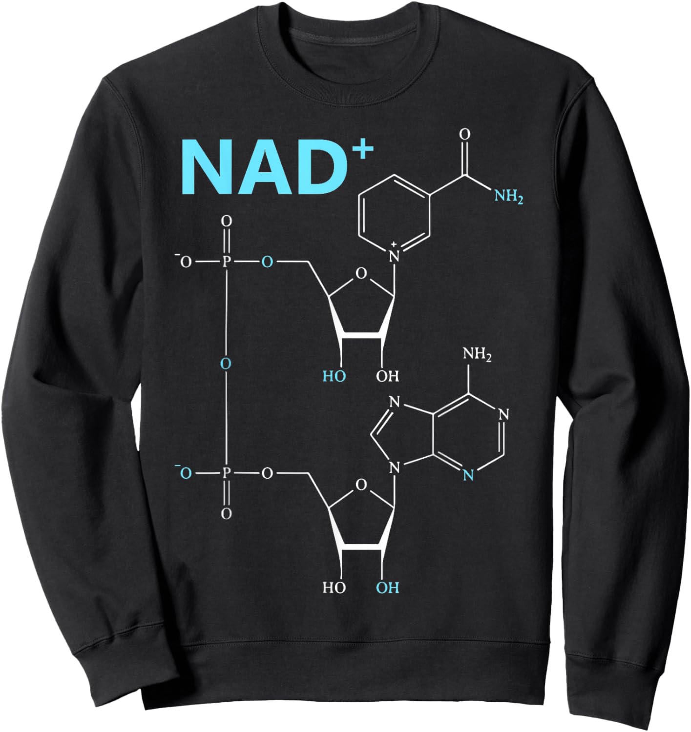 NAD+ Healthy Aging Sweatshirt - Sweatshirt | Black
