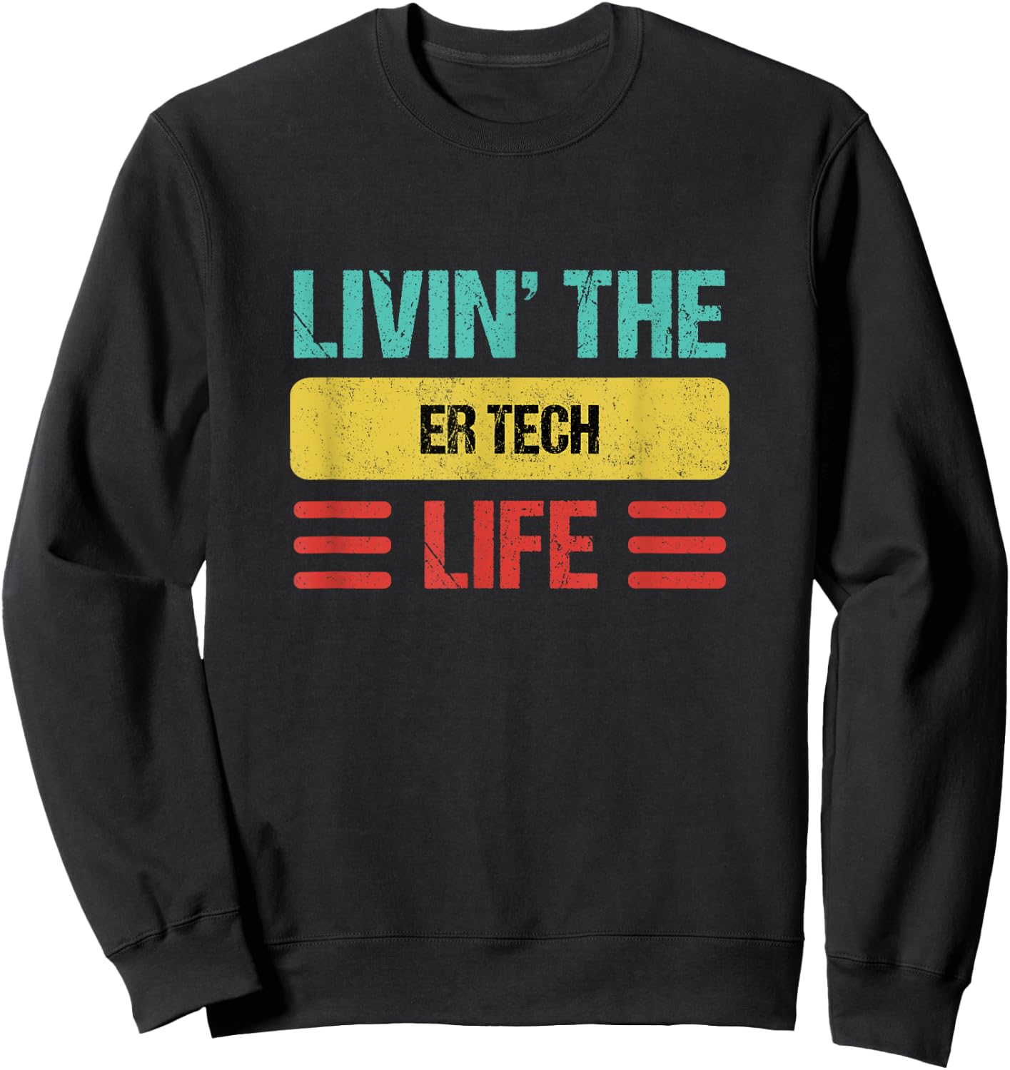 Er Tech Sweatshirt - Sweatshirt | Black