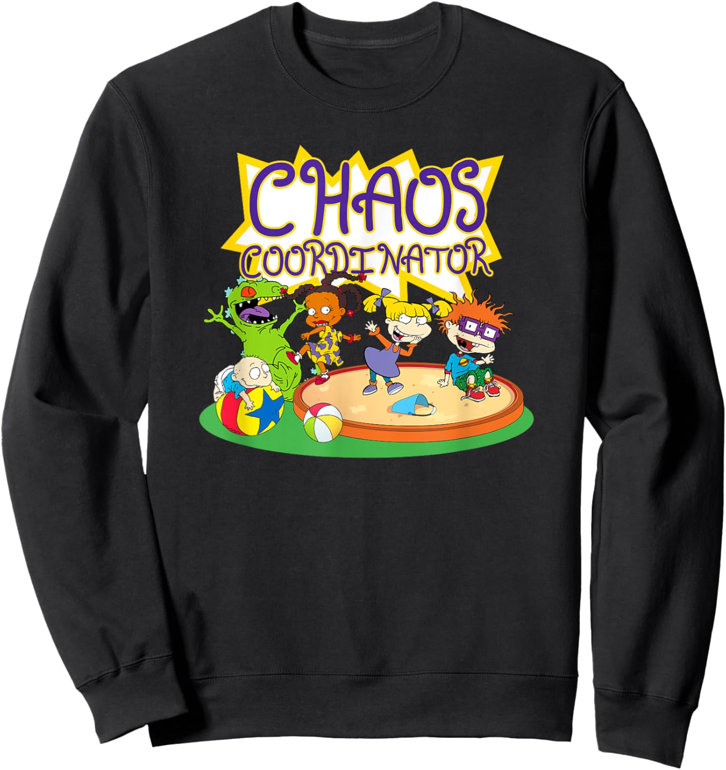 Mademark x Rugrats - Chaos Coordinator Sweatshirt - Sweatshirt | Black
