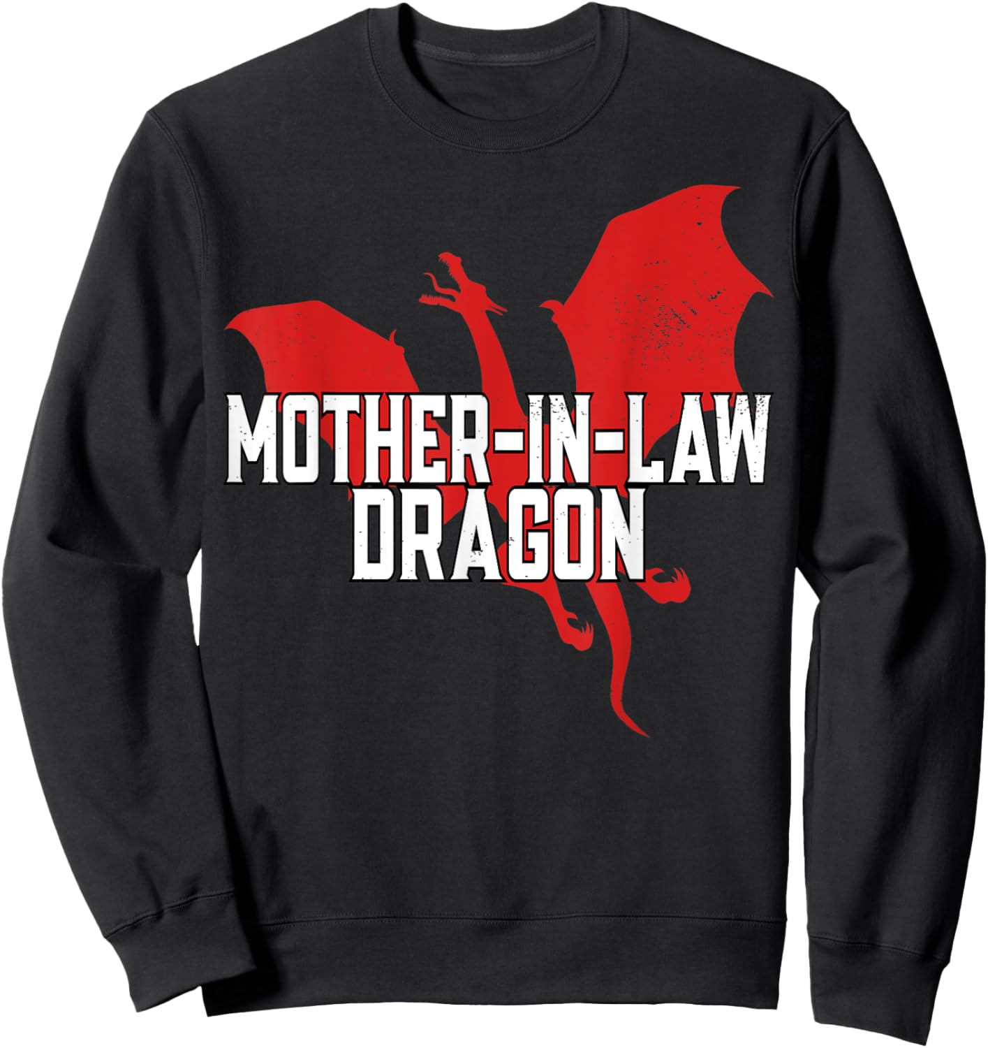 Mother-In-Law Dragon Lover Mother's Day Sweatshirt - Sweatshirt | Black