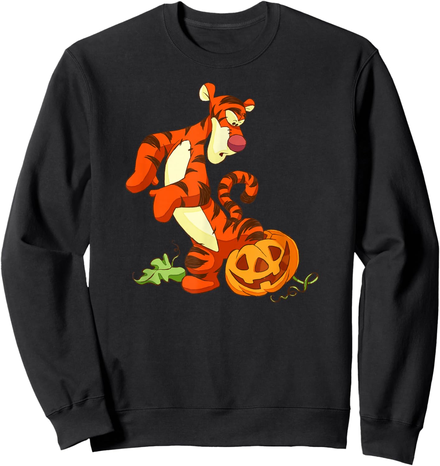 Disney - Halloween Accidents Happen Tigger Sweatshirt - Sweatshirt | Black