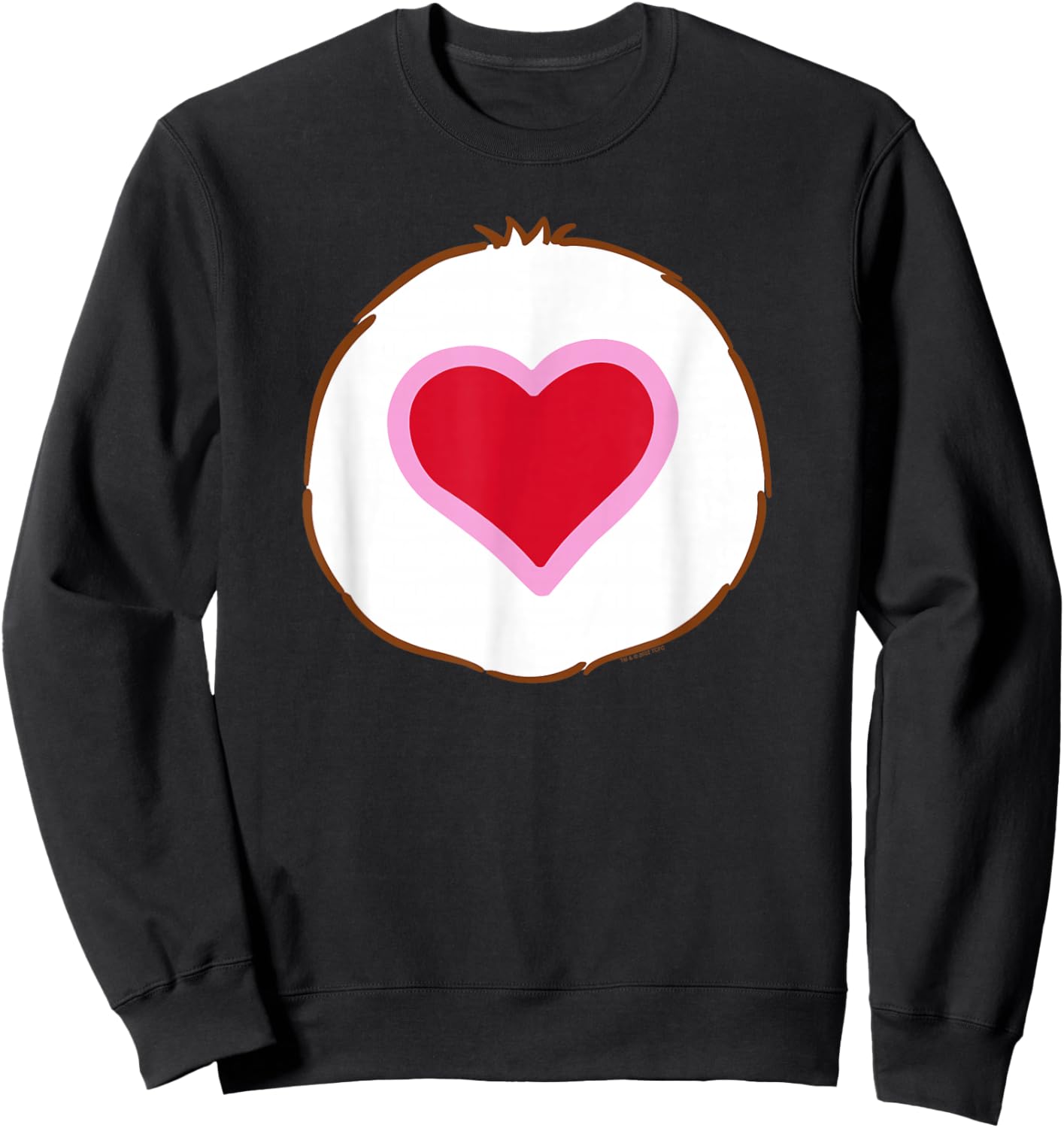 Care Bears Halloween Tenderheart Bear Heart Belly Costume Sweatshirt - Sweatshirt | Black