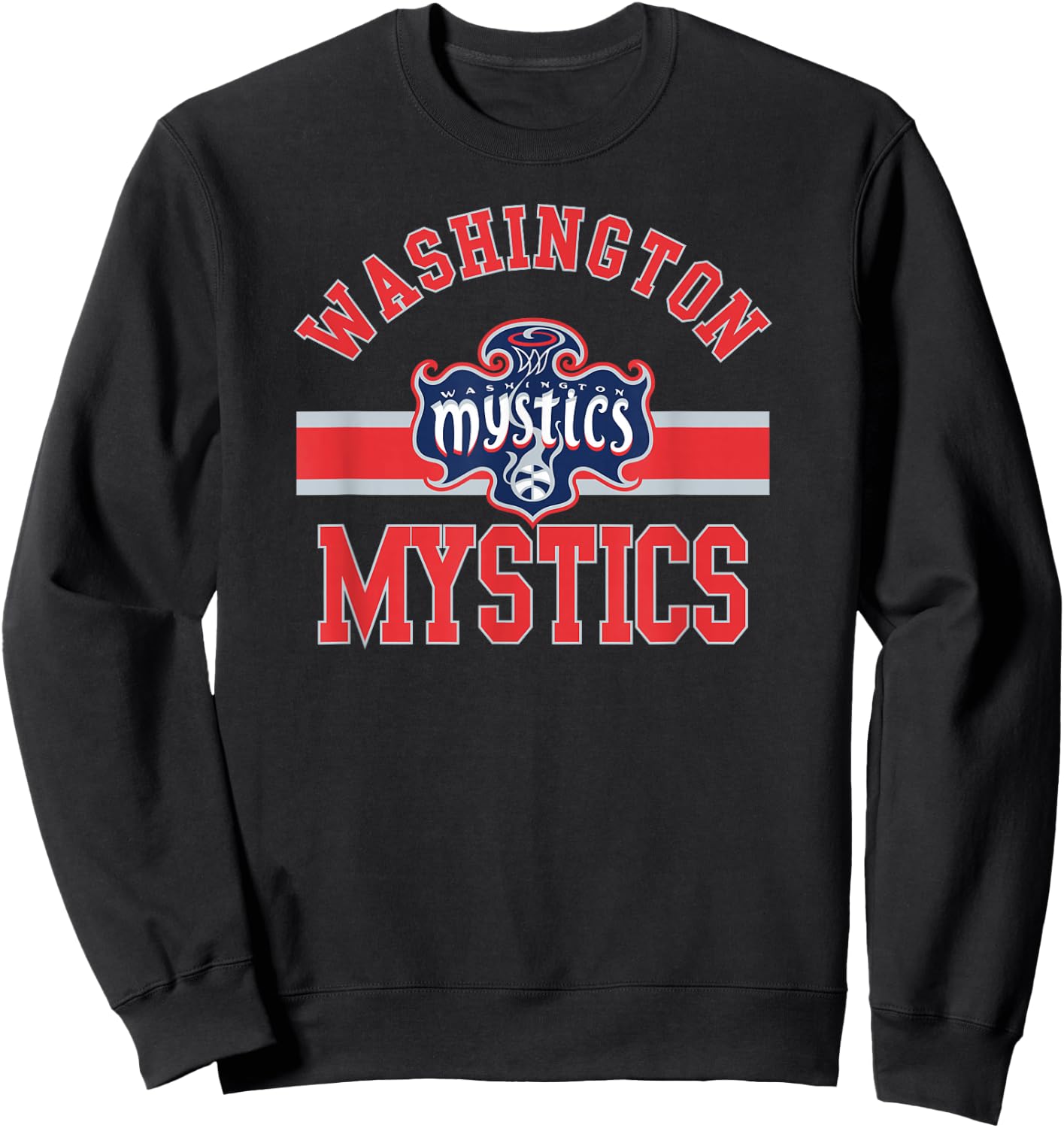 WNBA Washington Mystics Downtown Sweatshirt - Sweatshirt | Black