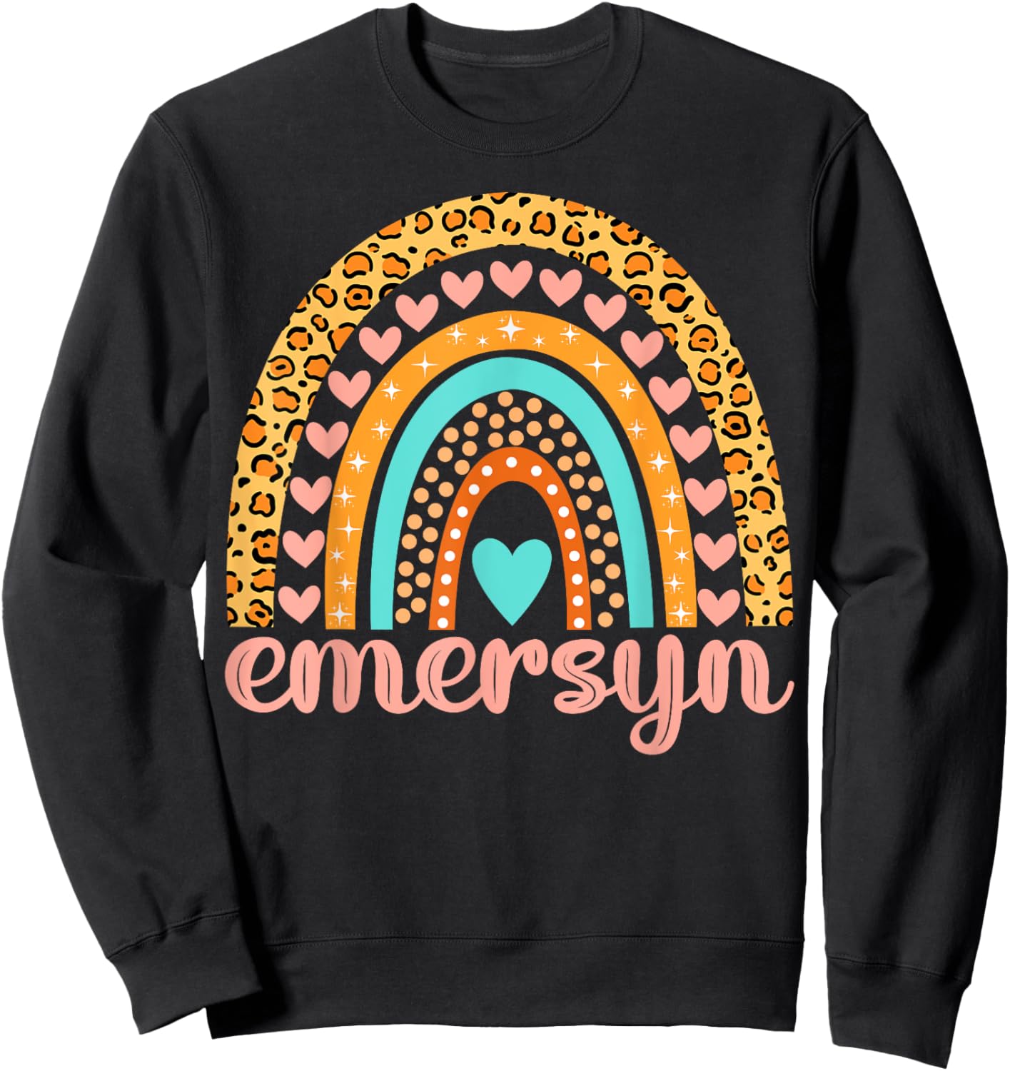 Emersyn Emersyn Name Birthday Shirt Gift Sweatshirt - Sweatshirt | Black