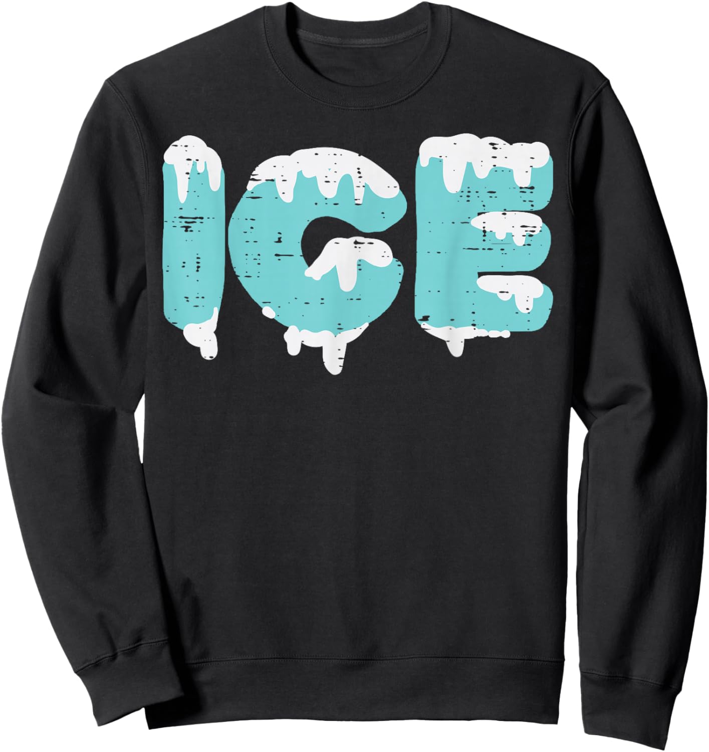 Ice DIY Last Minute Halloween Matching Couple Group Twins Sweatshirt - Sweatshirt | Black