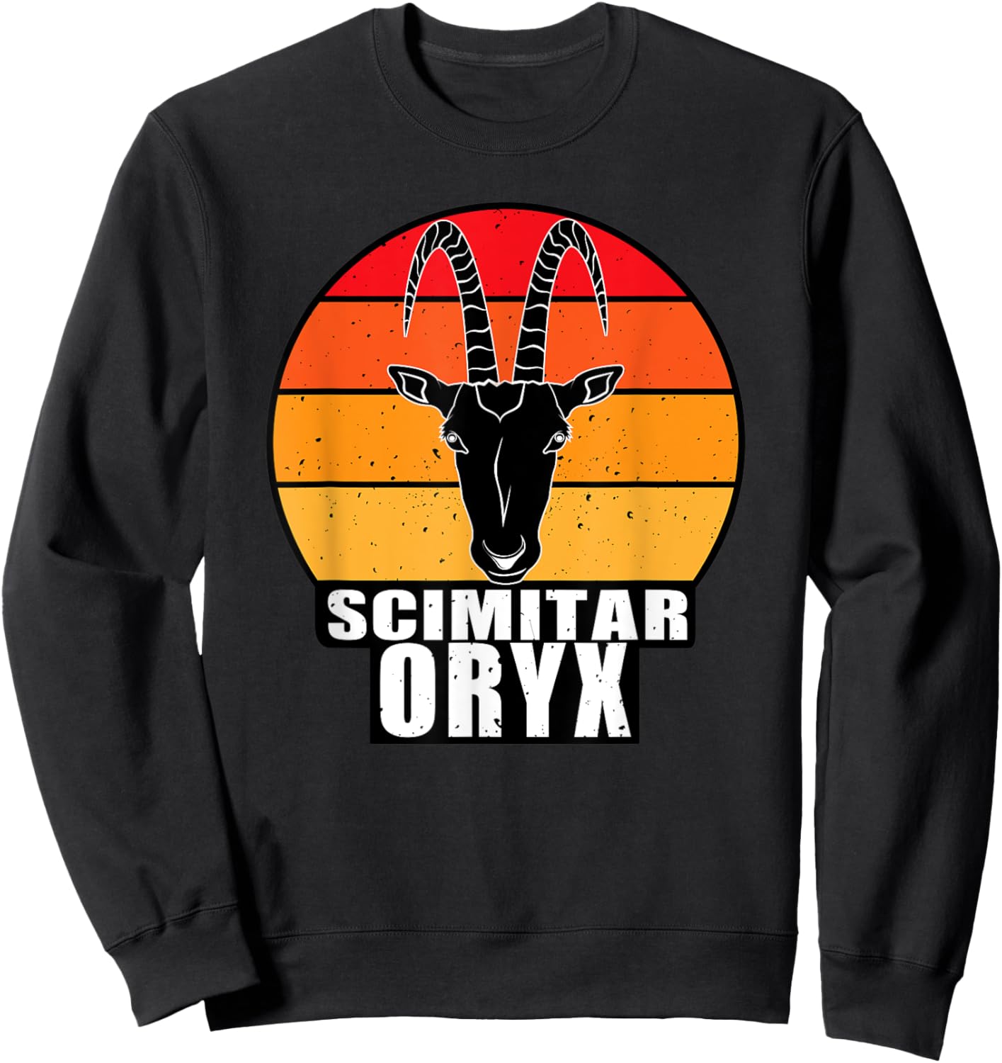 Scimitar Horned Oryx Sweatshirt - Sweatshirt | Black
