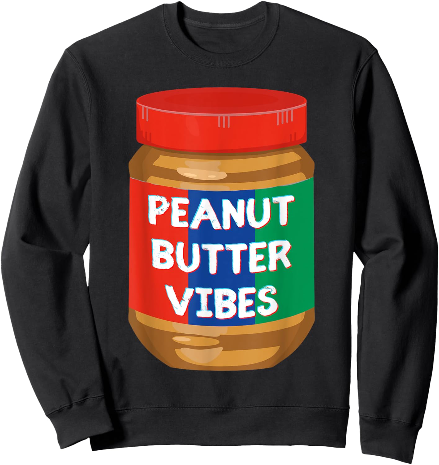 Peanut Butter Vibes Sweatshirt - Sweatshirt | Black