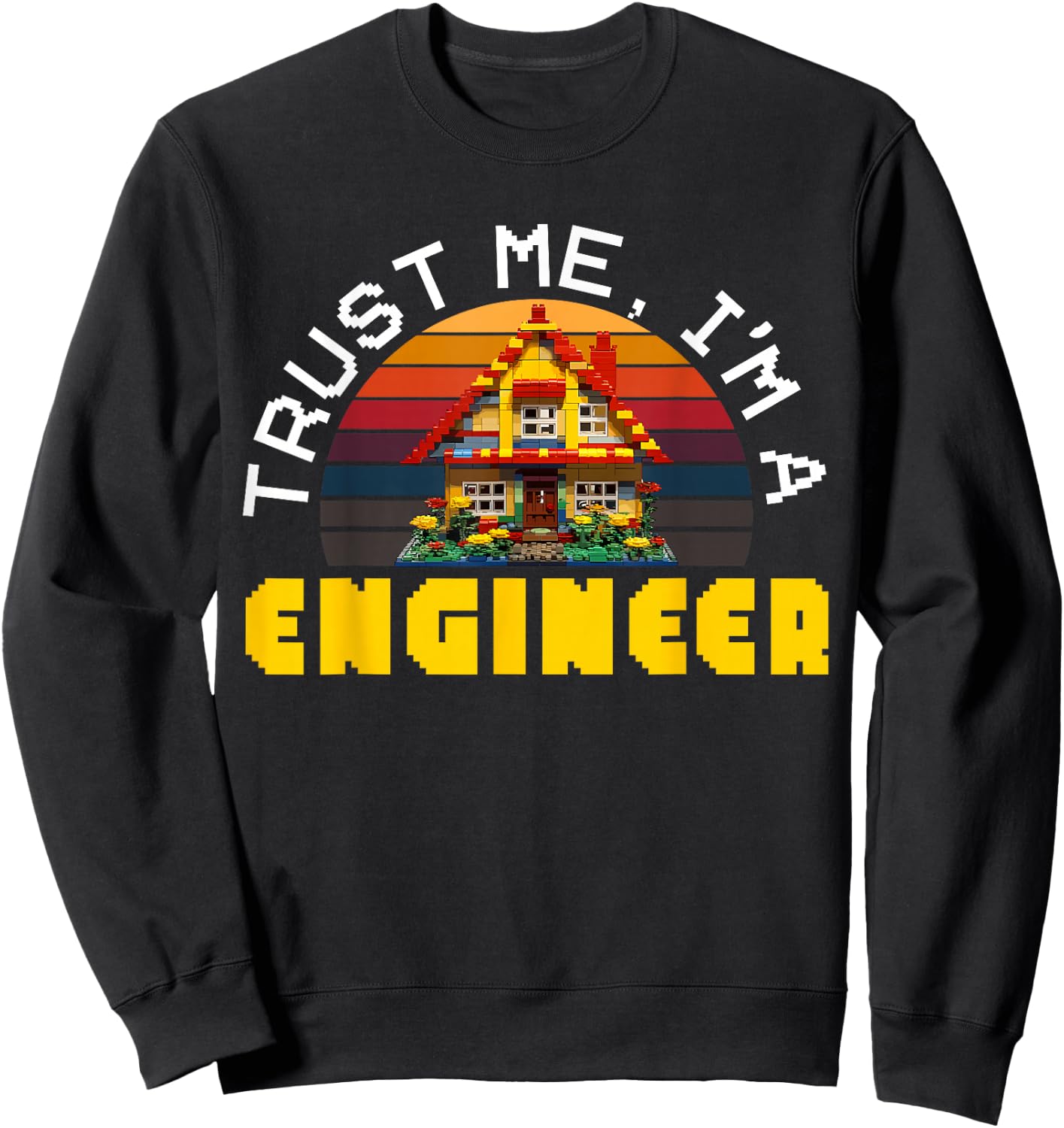 Master Builder Bricks Blocks Play Toys Sweatshirt - Sweatshirt | Black